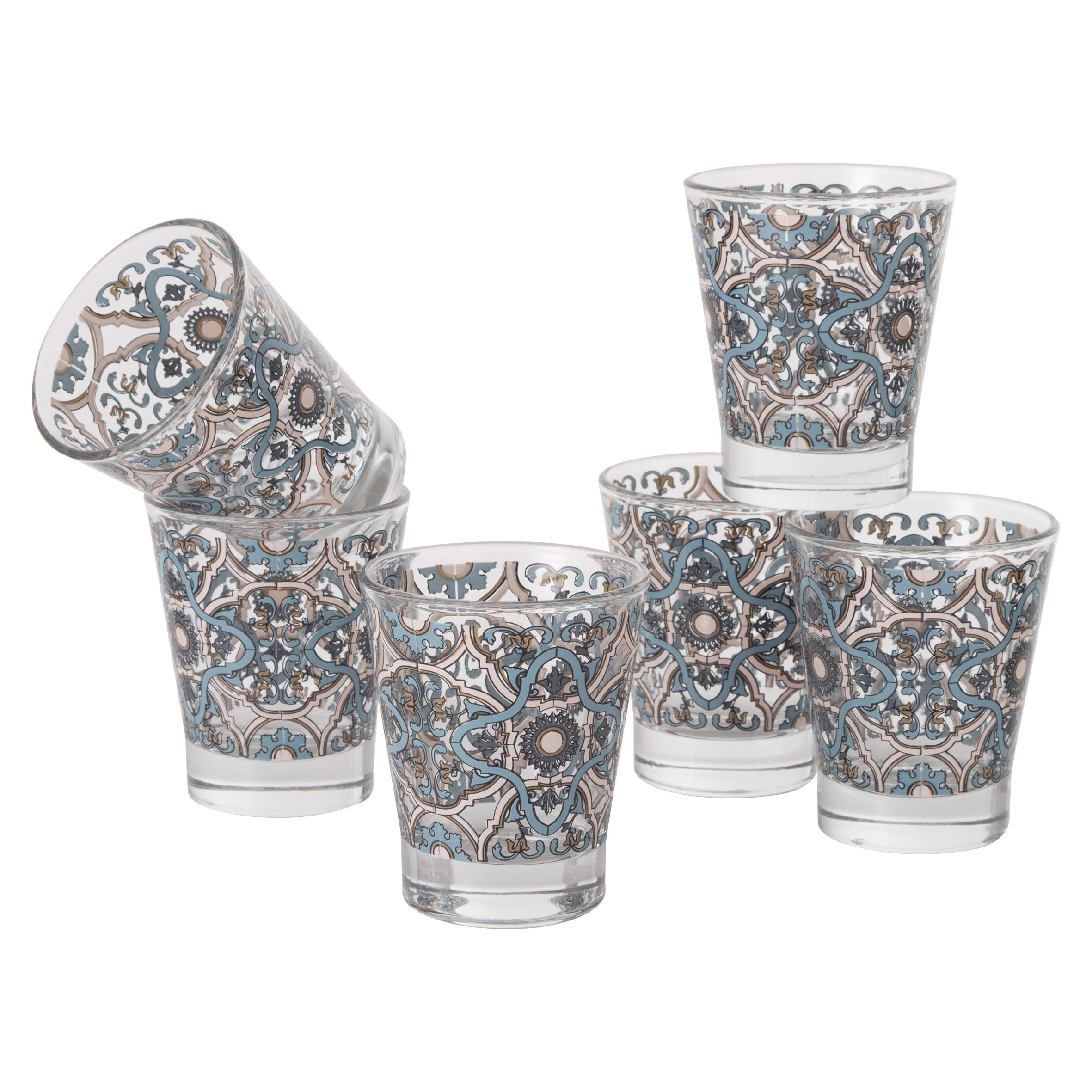 Baroni Home set 6 bicchierini vetro Ex Voto 9 cl caffè