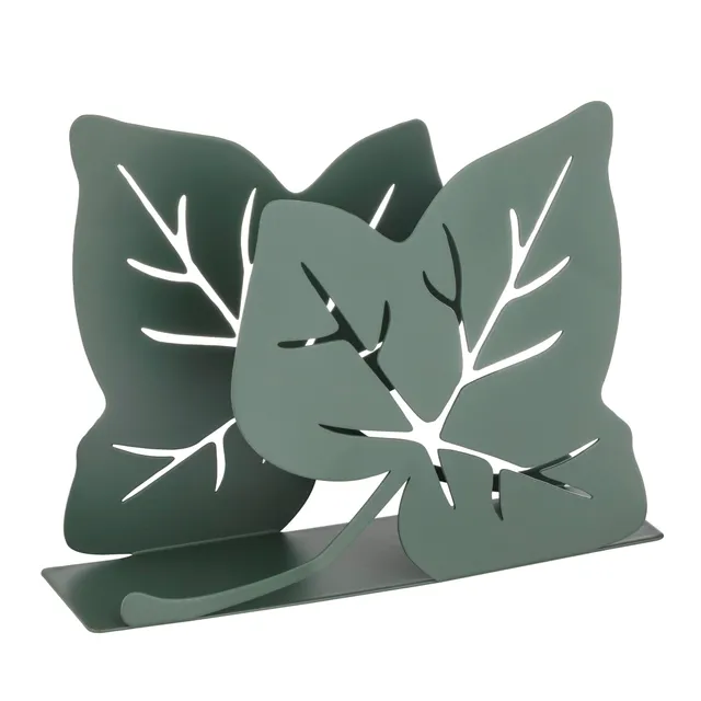 Baroni Home Edera Portatovaglioli Rettangolare Verde Salvia 16,5x16,5x8 cm