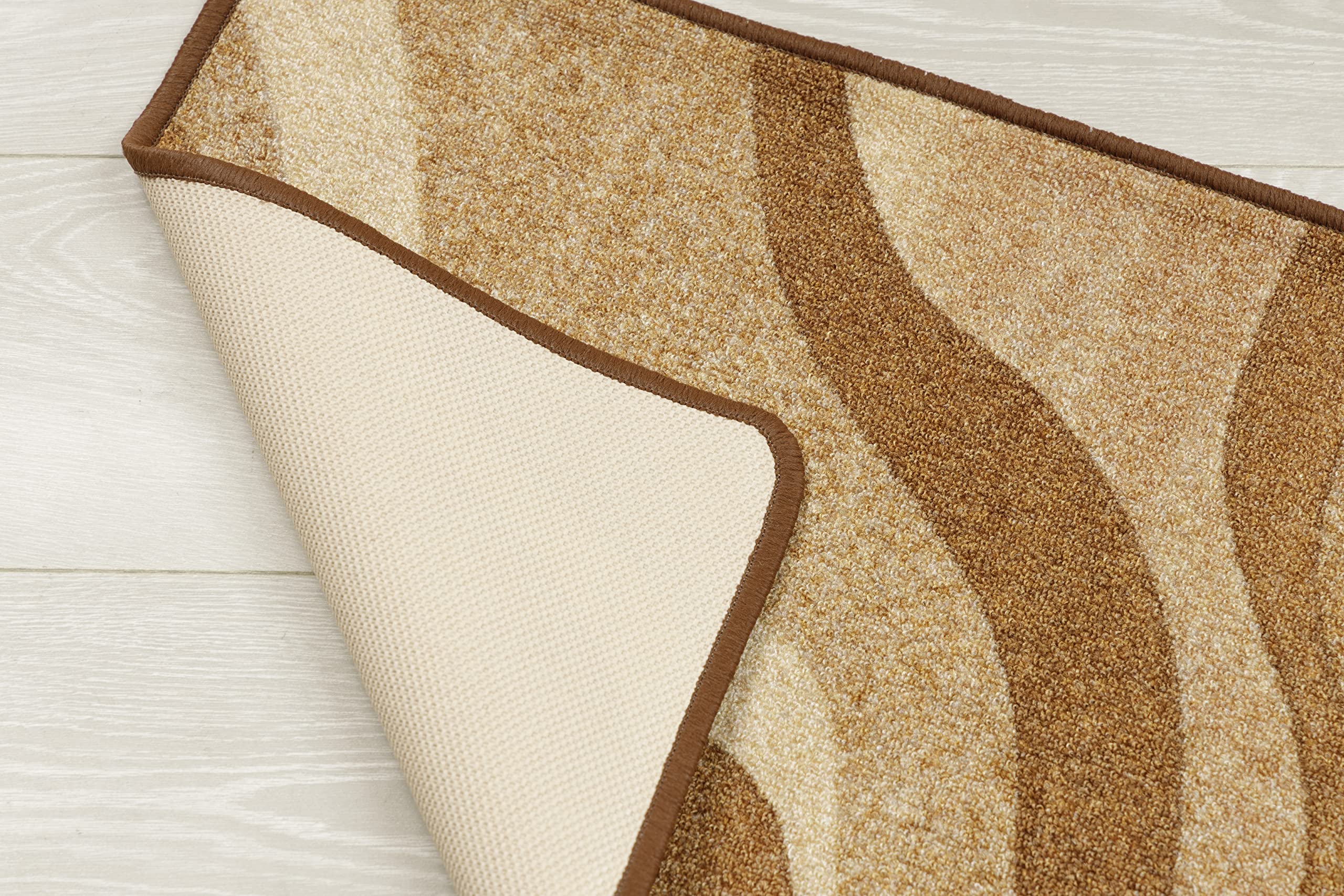 Baroni Home Tappeto Cucina Antiscivolo Beige 57x140 cm