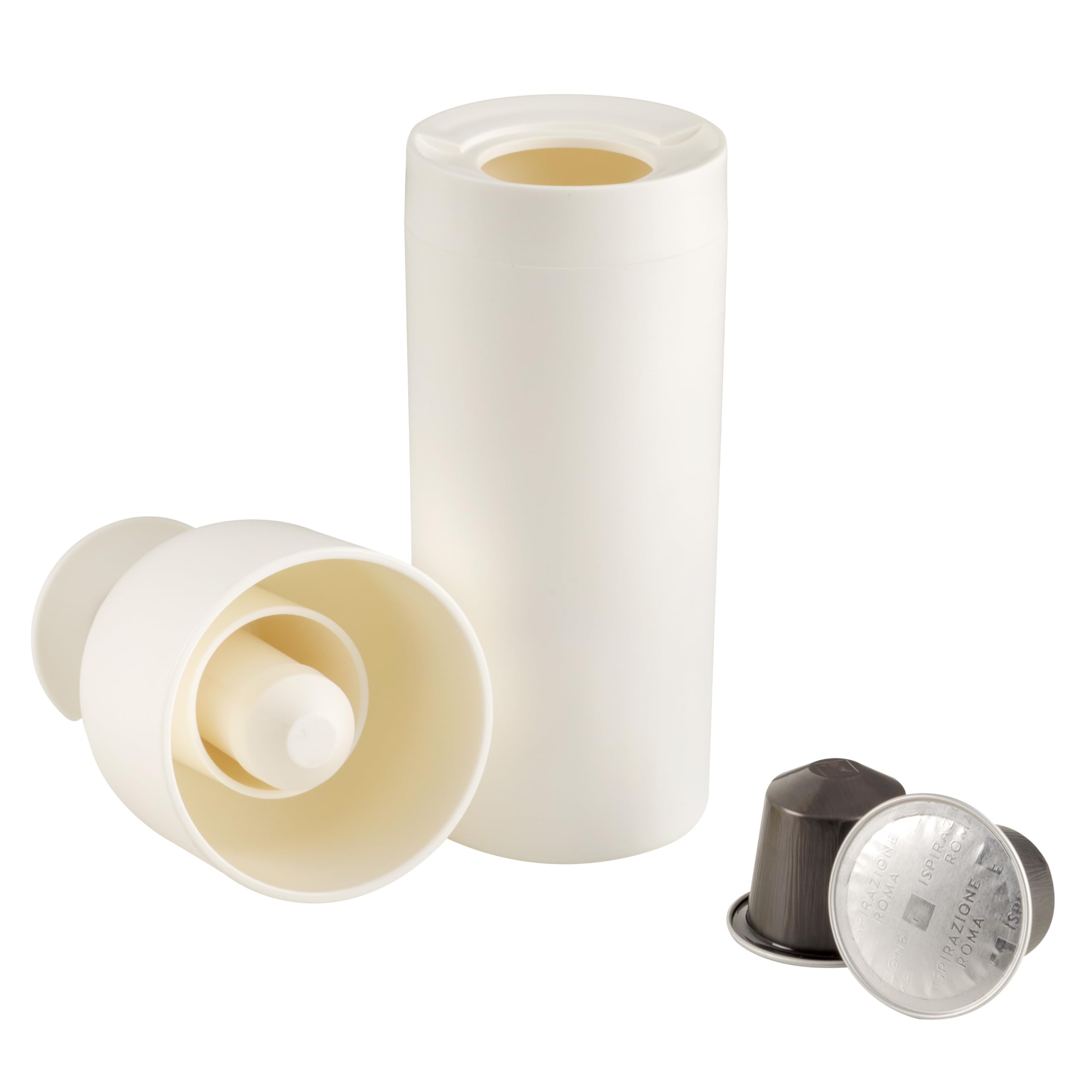 Baroni Home Apri Capsule Alluminio Tortora Eco 5x4x17 cm