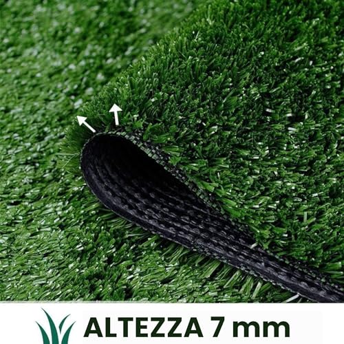 Baroni Home rotolo erba sintetica 1x20 m h 7 mm verde