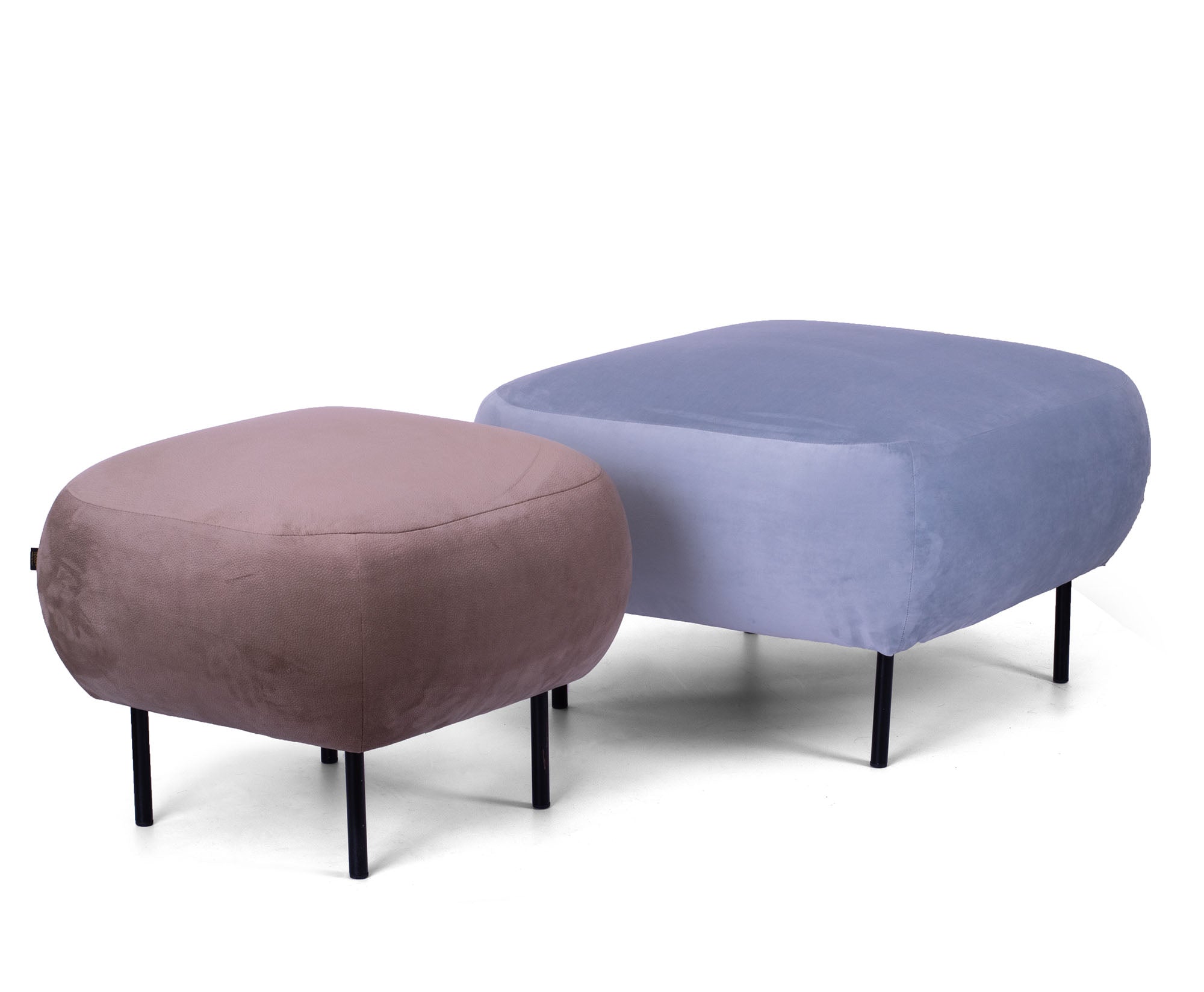 Spouf Hyppo Pouf rotondo in tessuto