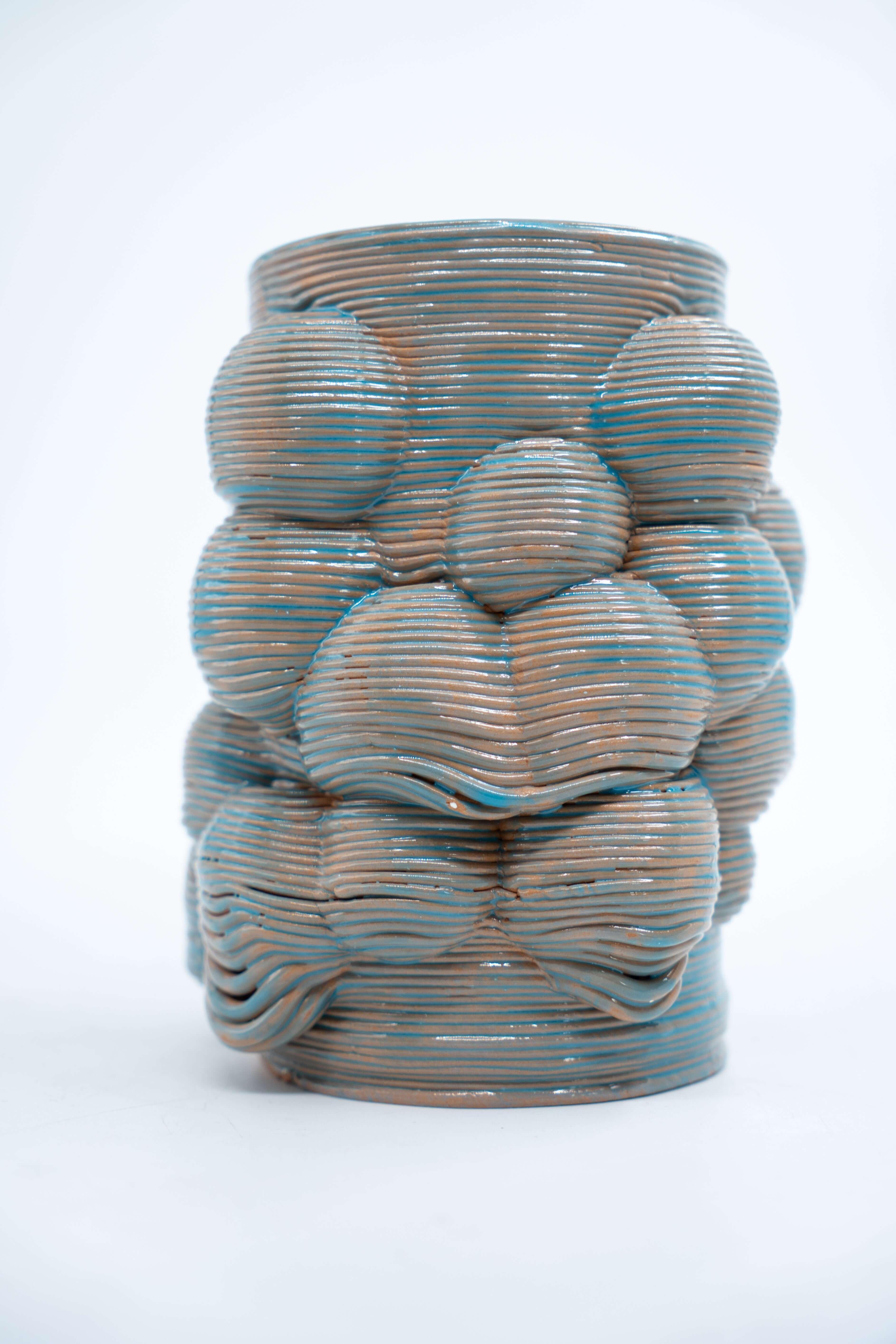 SuperForma Bolle 03 vaso azzurro turchese