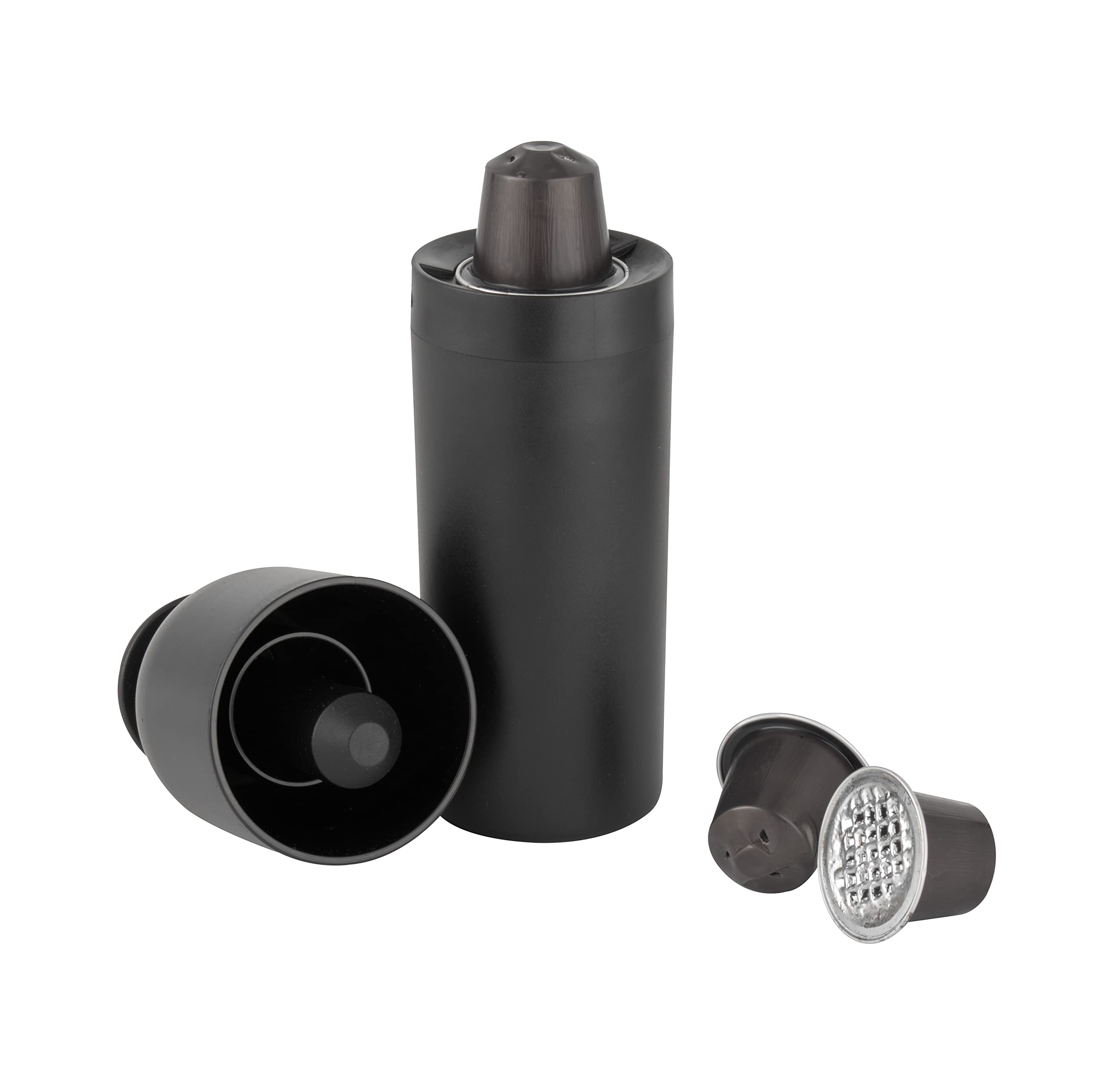 Baroni Home Apri Capsule Alluminio Tortora Eco 5x4x17 cm