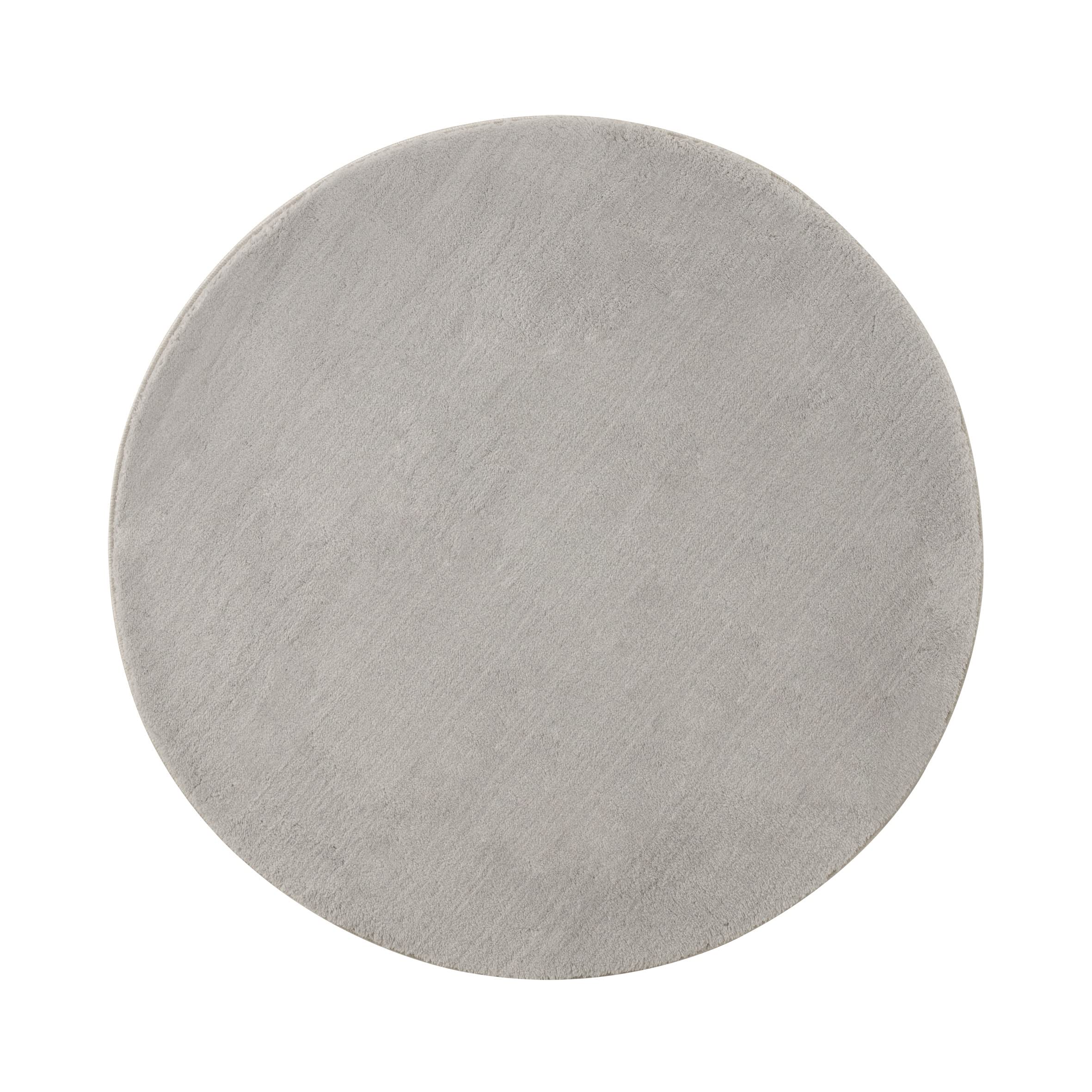 Baroni Home Tappeto Cuore Natural Pelo Lungo 90x90 cm