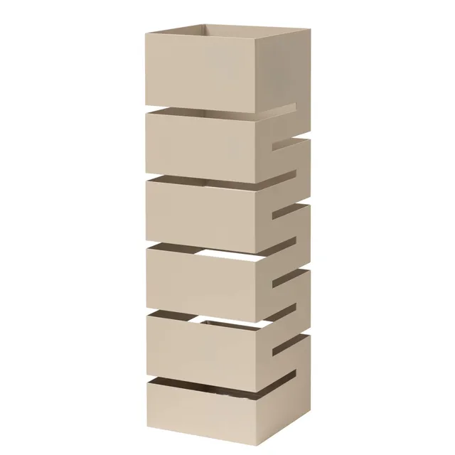 Baroni Home Portaombrelli Tortora Geometrico 15,5x15,5x49 cm