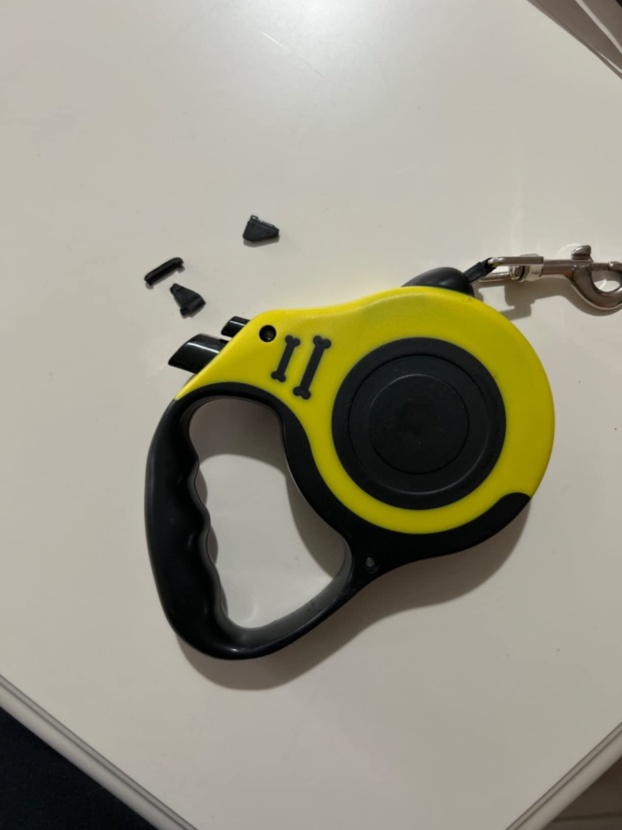 Baroni Home Guinzaglio Retrattile Cani Giallo 5 m 30 kg
