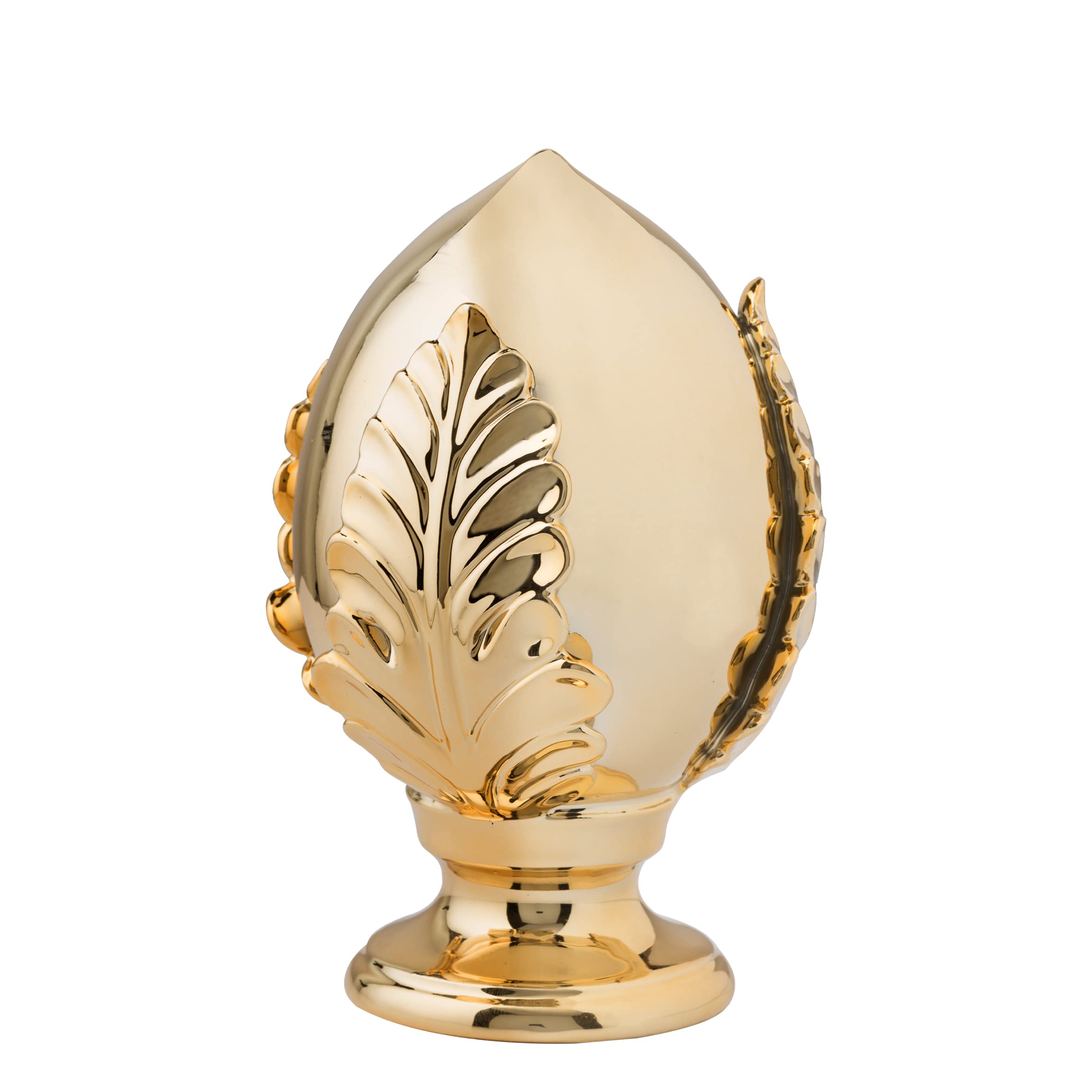 Baroni Home Pumo Pugliese Decorativo Panna 17,5x17,5x27 cm
