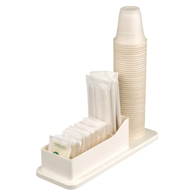 Baroni Home Organizer Caffetteria Porta Tazzine Bianco 24 cm