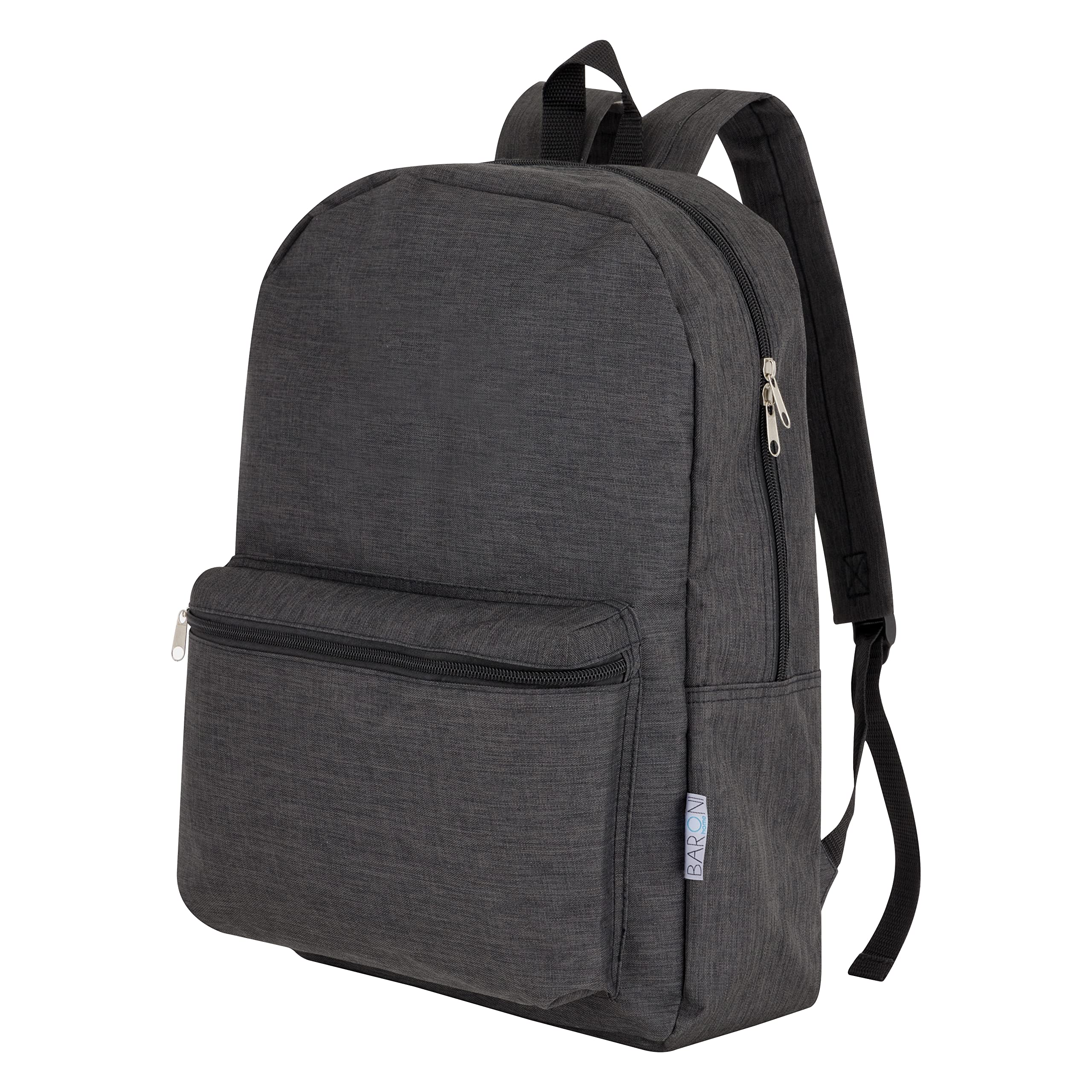 Baroni Home Zaino Nylon Nero 46x39x10 cm 10L