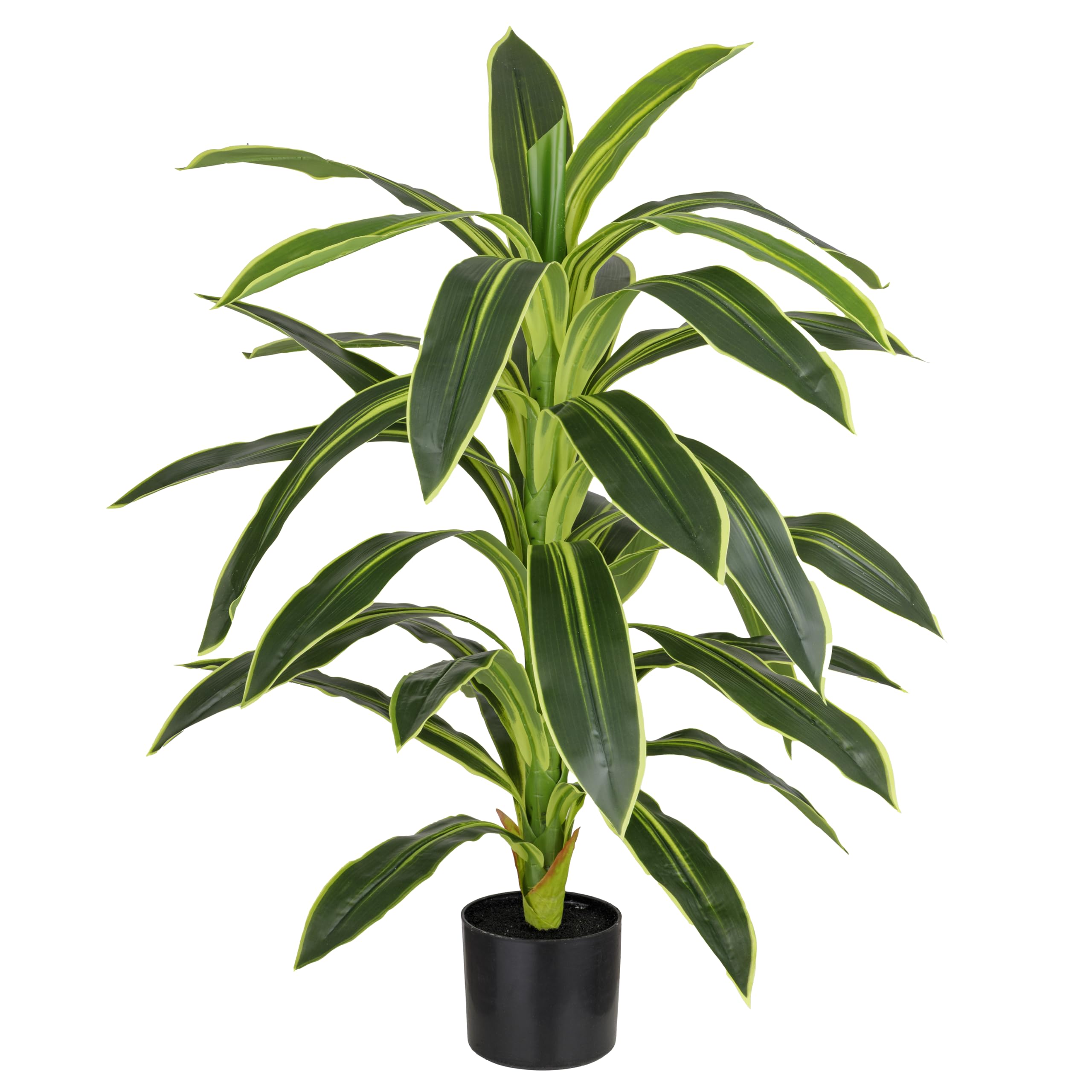 Baroni Home Pianta Artificiale Dracaena 100 cm da Interno