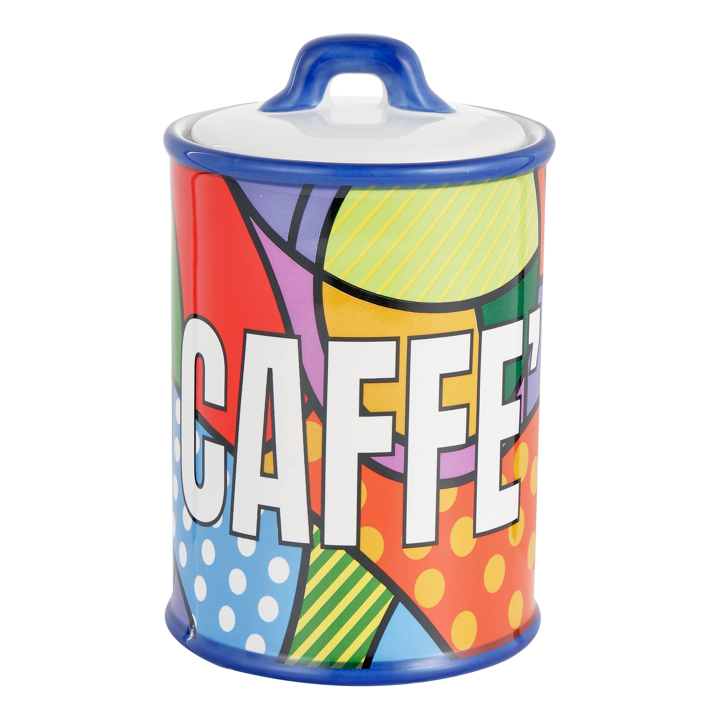 Baroni Home Linea Pop Barattolo Sale Ceramica 11x11x17