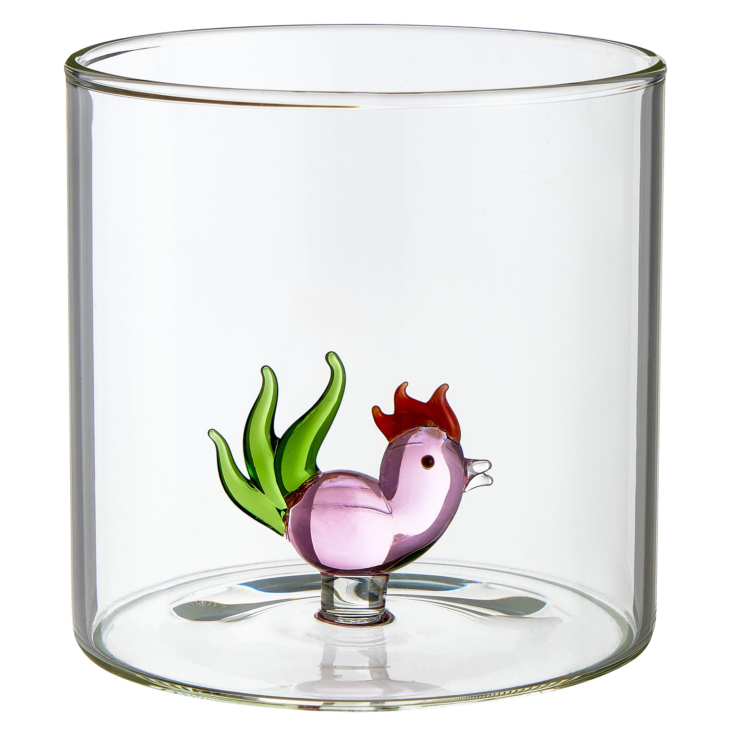 Baroni Home Set 6 Bicchieri Vetro 32 CL Animali Borosilicato
