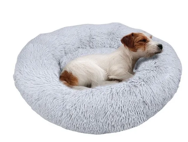PetPlus cuccia cane rotonda 60x60 pelo grigia