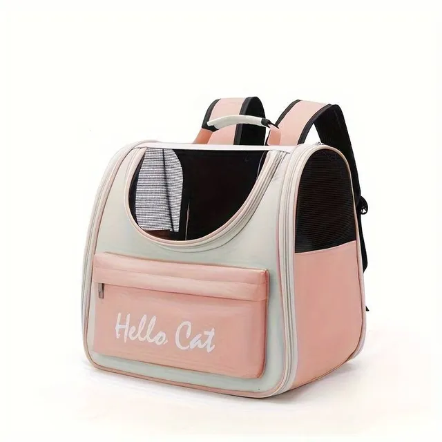 PetPlus borsa trasporto cani e gatti rosa 37x25x35cm