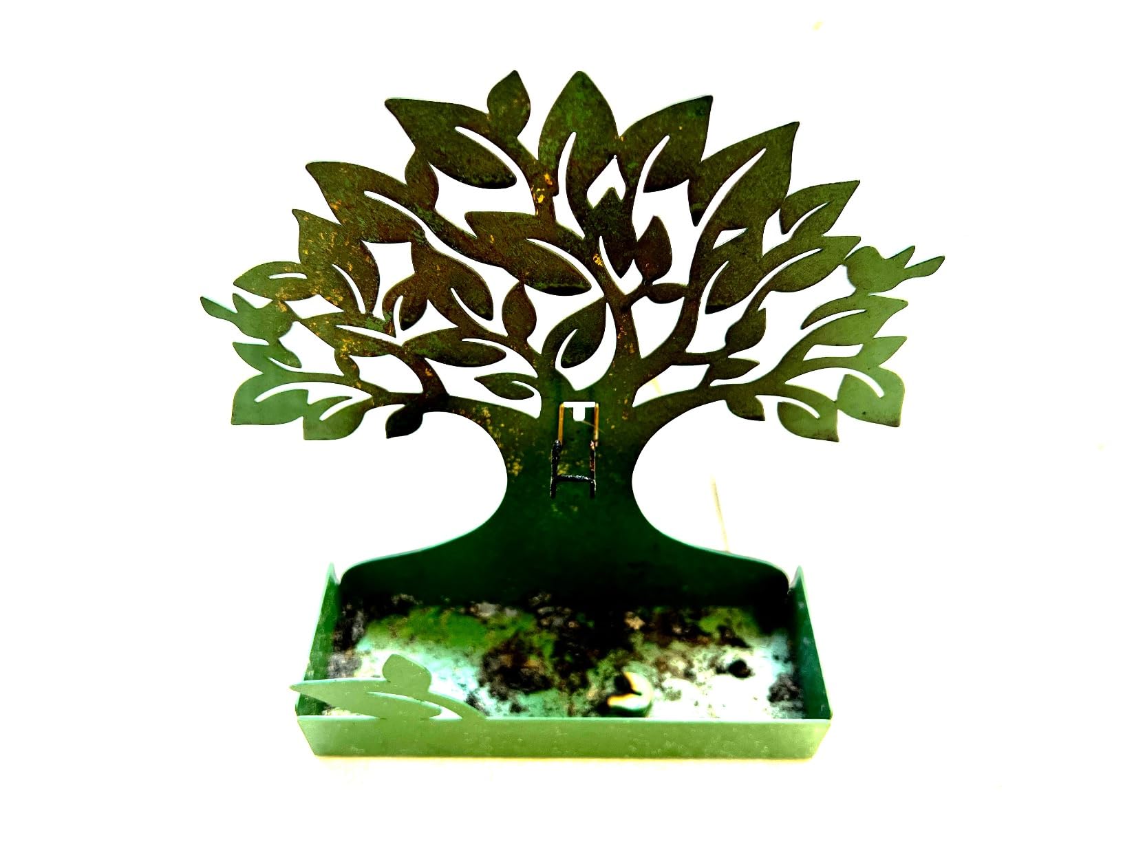 Baroni Home Casa Tortora portazampirone metallo 17x5x18 cm