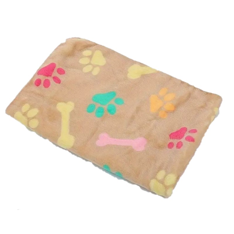PetPlus manta morbida animali beige 104x76 cm