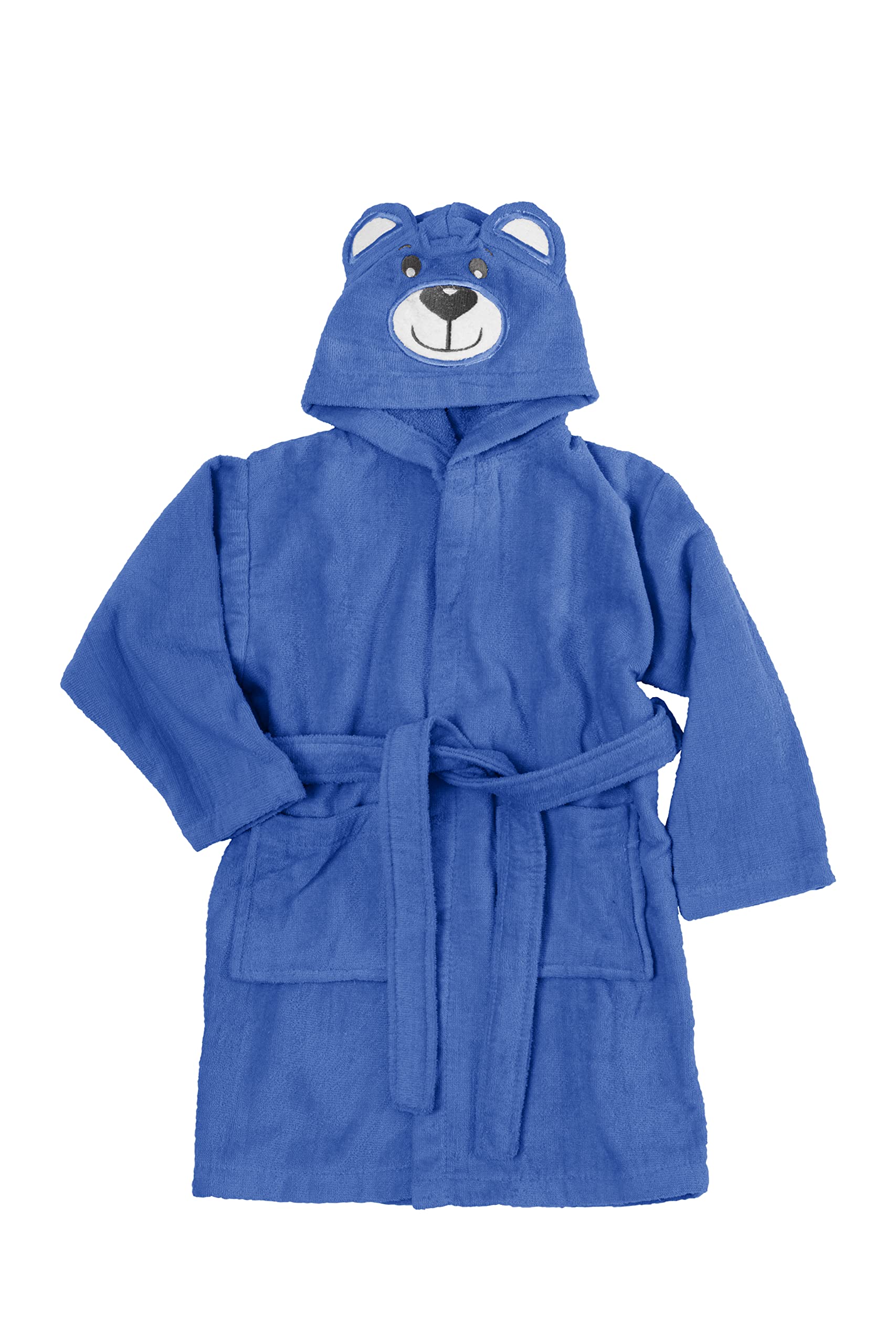 Baroni Home Accappatoio Bimbo Blu 0-2 Anni Cotone
