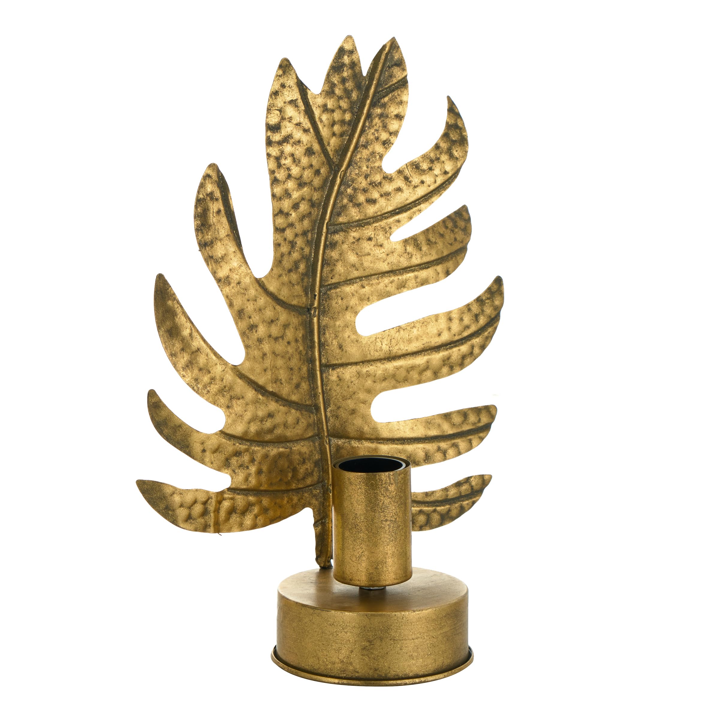 Baroni Home Lampada Tavolo Lanterna Oro Ferro 21x21x36 cm