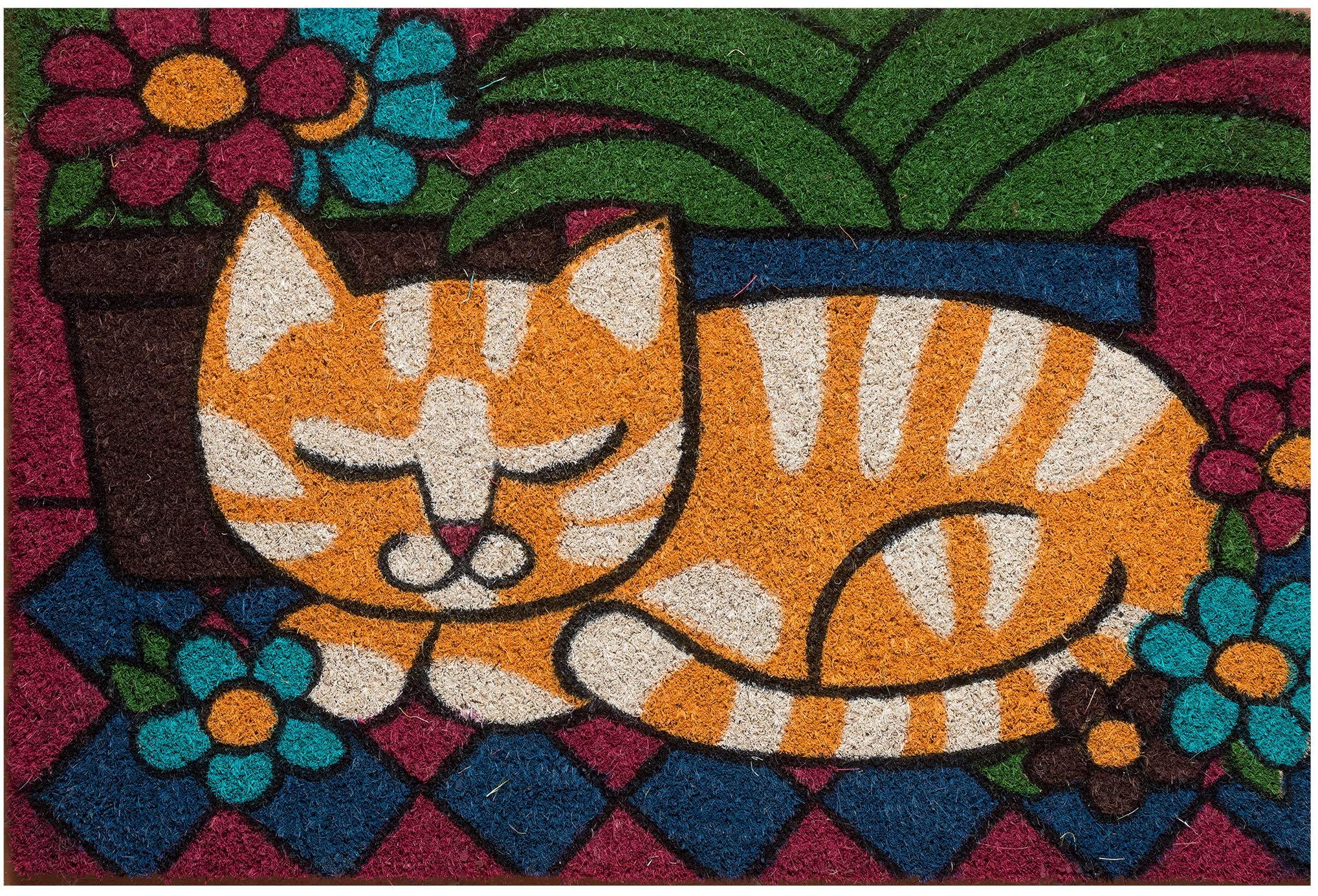 Baroni Home zerbino cocco Villaggio Notte 60x40 cm