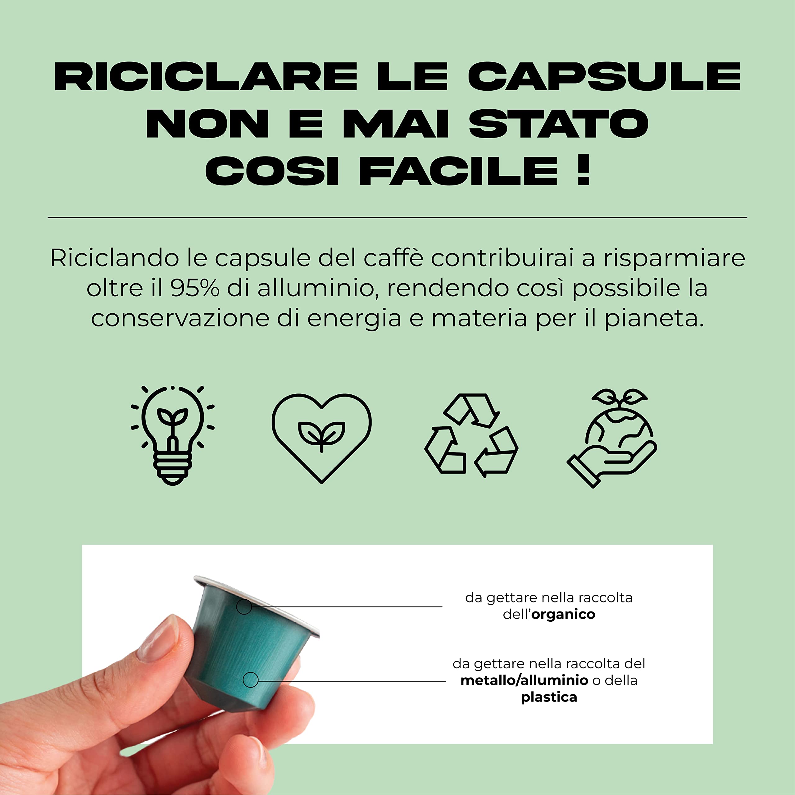 Baroni Home Apri Capsule Alluminio Tortora Eco 5x4x17 cm