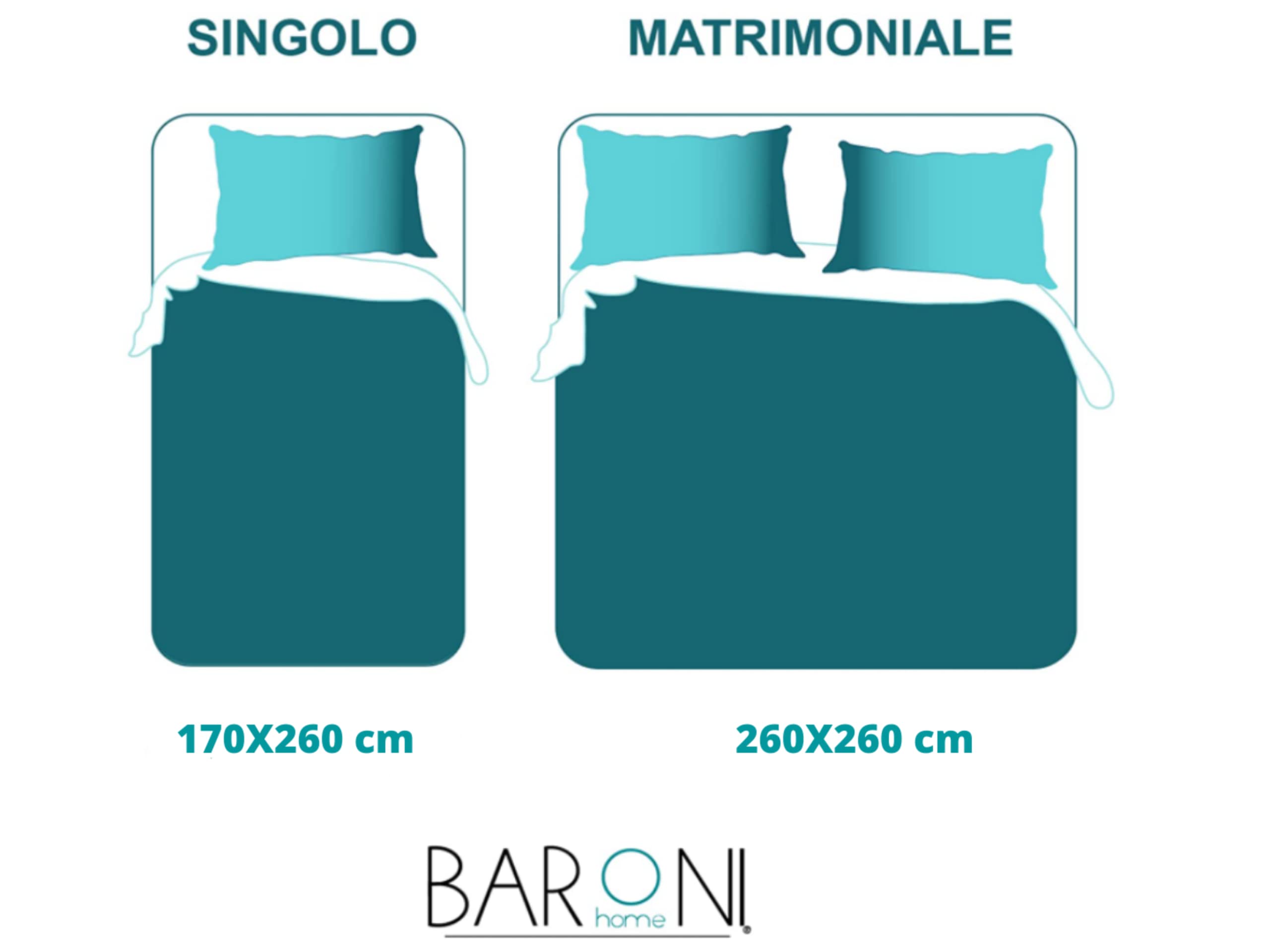 Baroni Home Luxury Trapuntino Righe Tortora 250x260 Anallergico