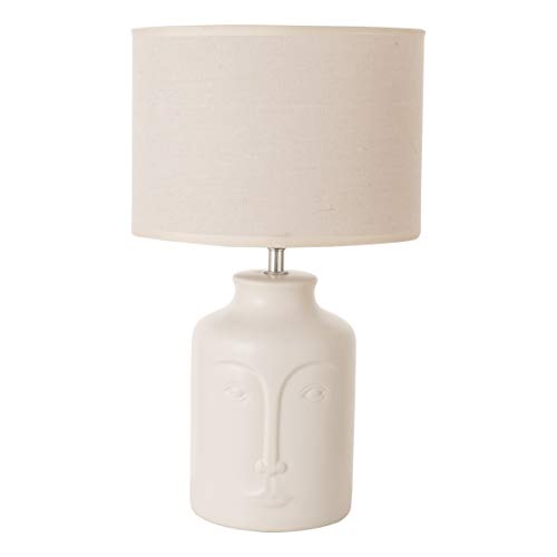 Baroni Home Lampada da Tavolo Sferica Oro in Ceramica 23x23x32 cm