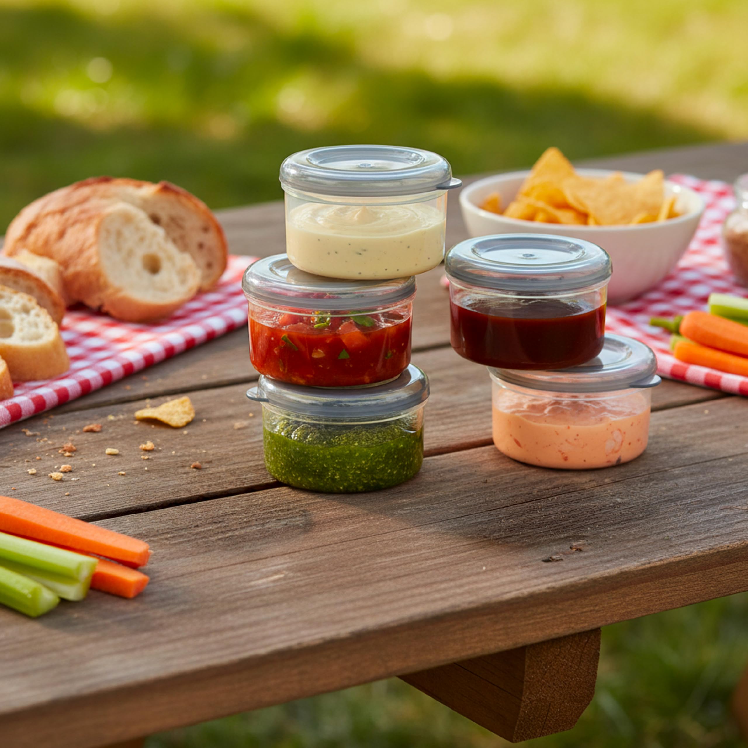 Baroni Home Set 32 Contenitori Alimenti Ermetici 16+16