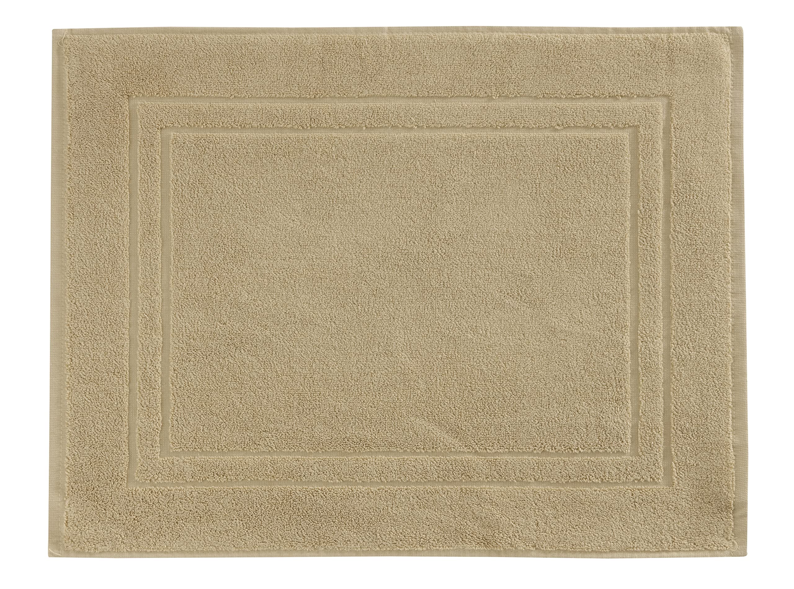 Baroni Home Tappetino Bagno Cotone Bianco 45x60 cm