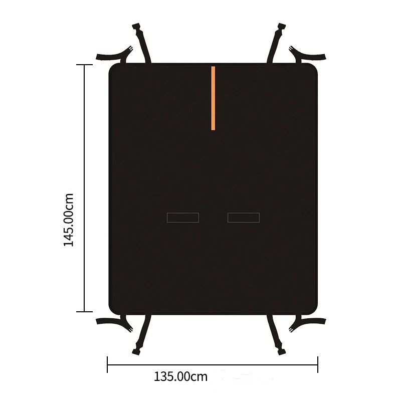 PetPlus telo coprisedile auto posteriore impermeabile 145x135