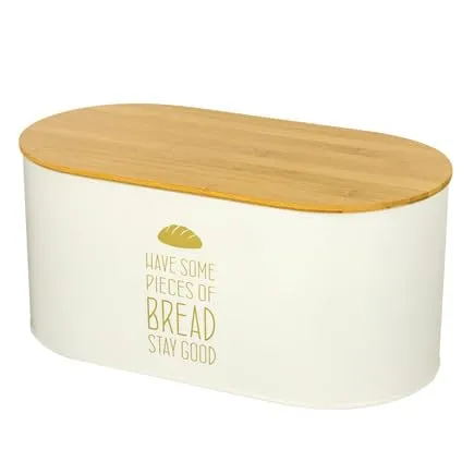 Baroni Home Happy Portapane Metallo 34x18x15 cm