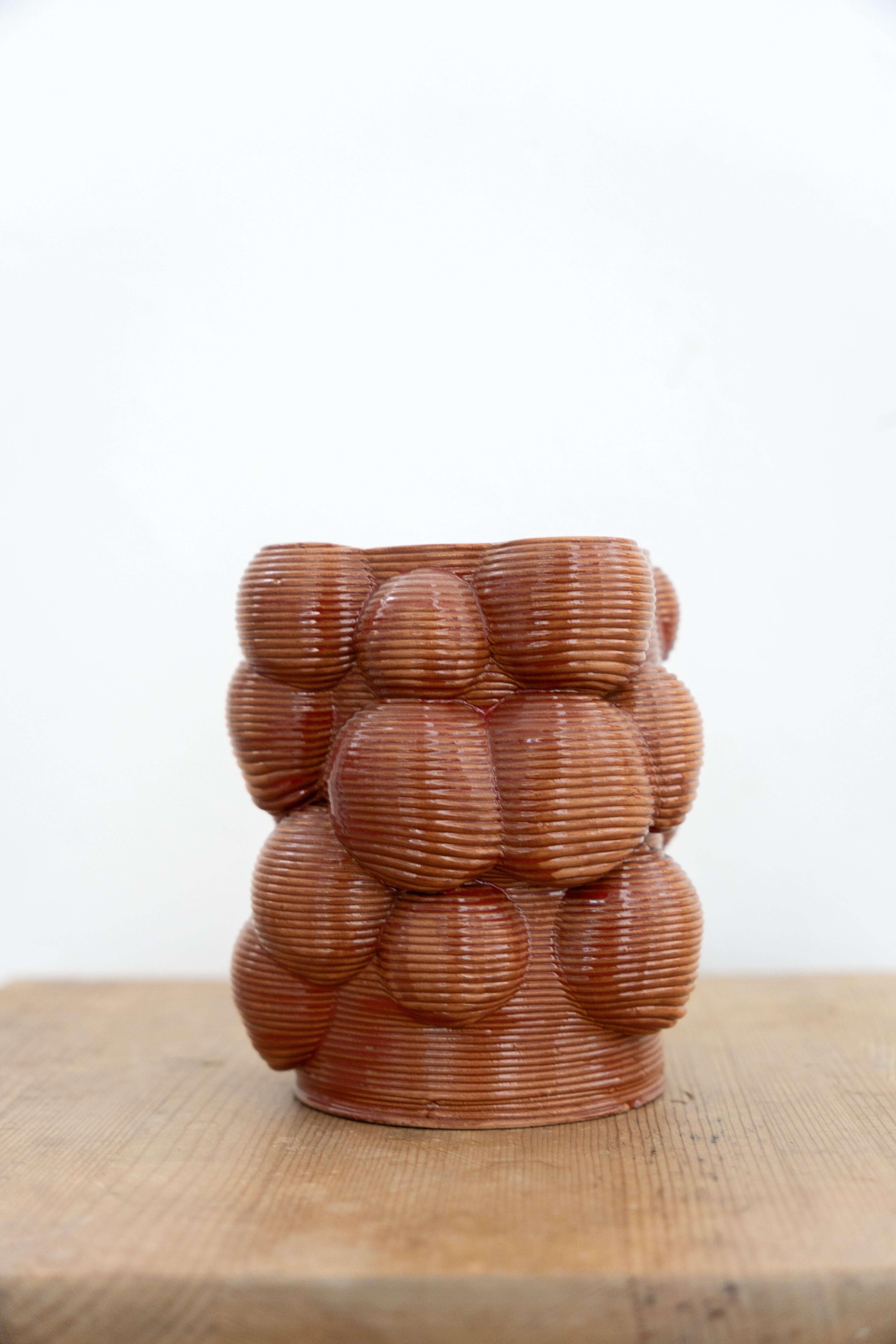SuperForma Bolle 04 vaso smalto ramato