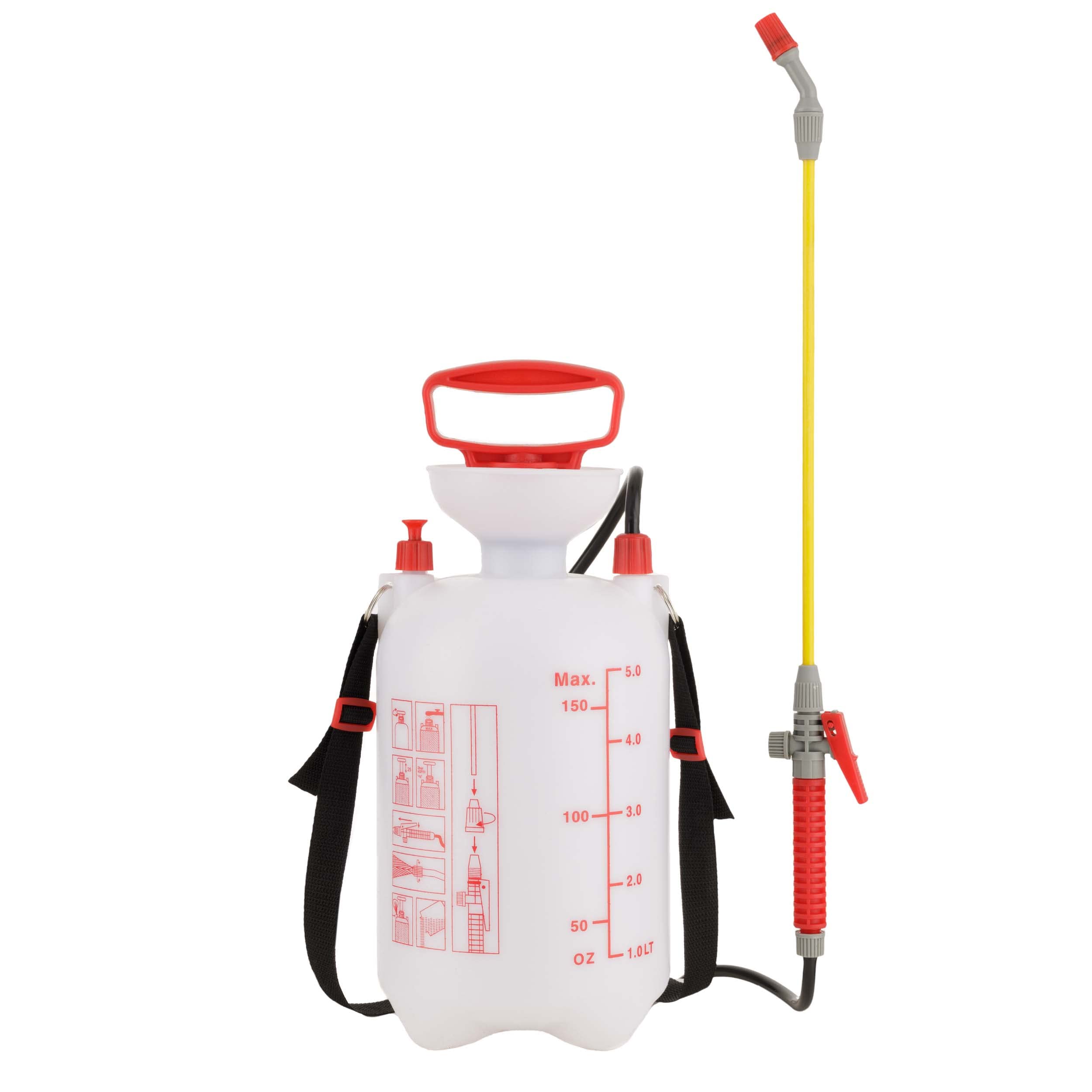 Baroni Home pompa a spalla nebulizzatore 5 L manuale