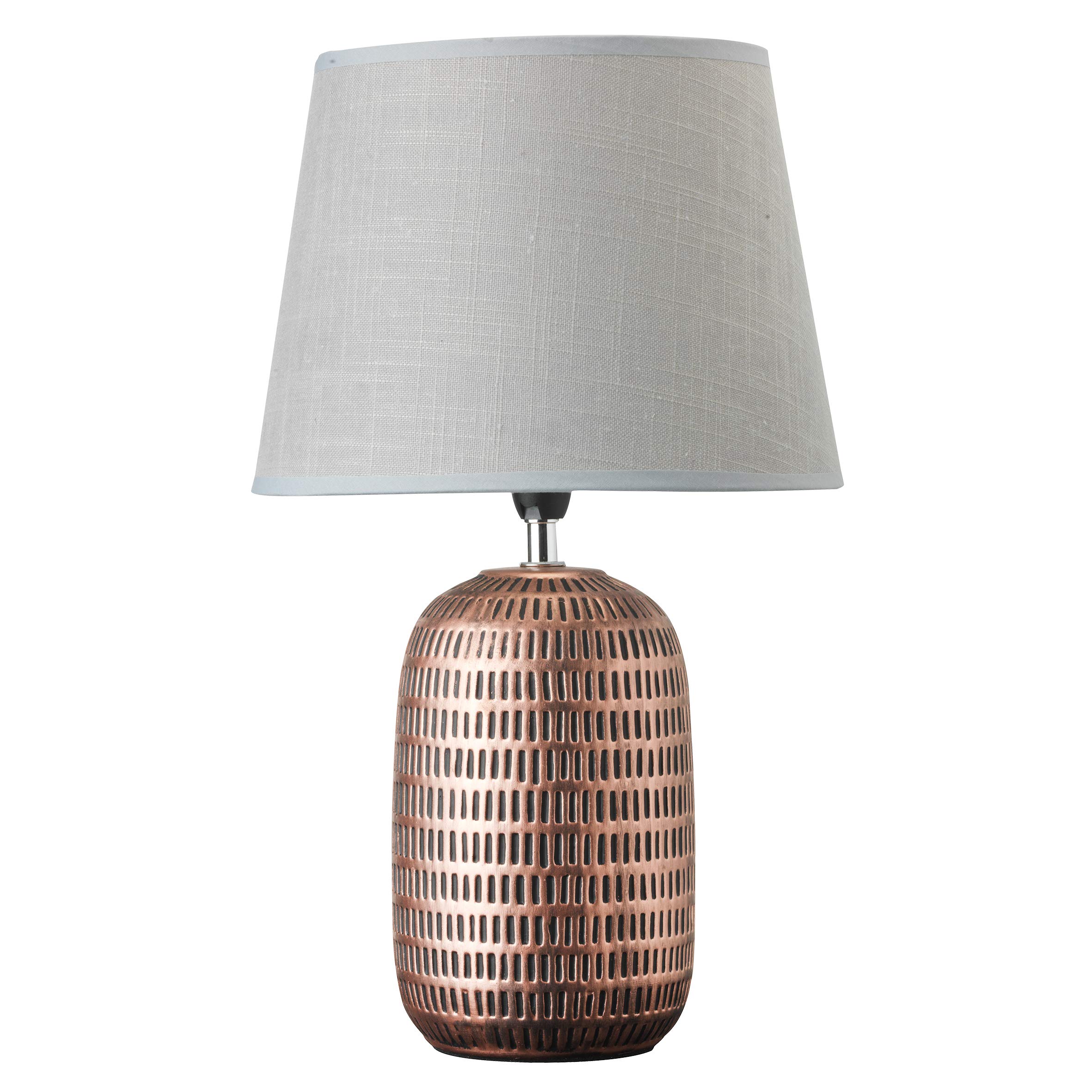 Baroni Lampada da Tavolo in Ceramica Traforata Oro 25x40 cm