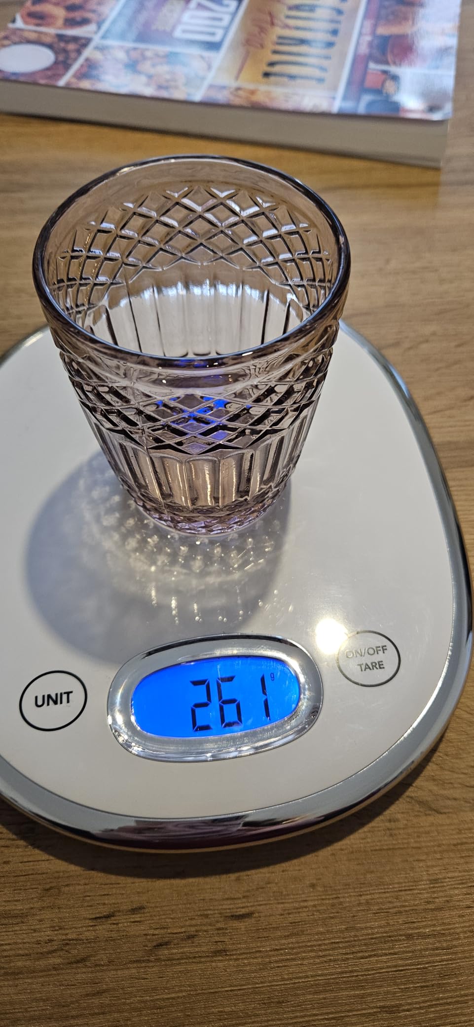 Baroni Home Set Bicchieri Vetro Fumé 30 CL 6 Pezzi Rilievo