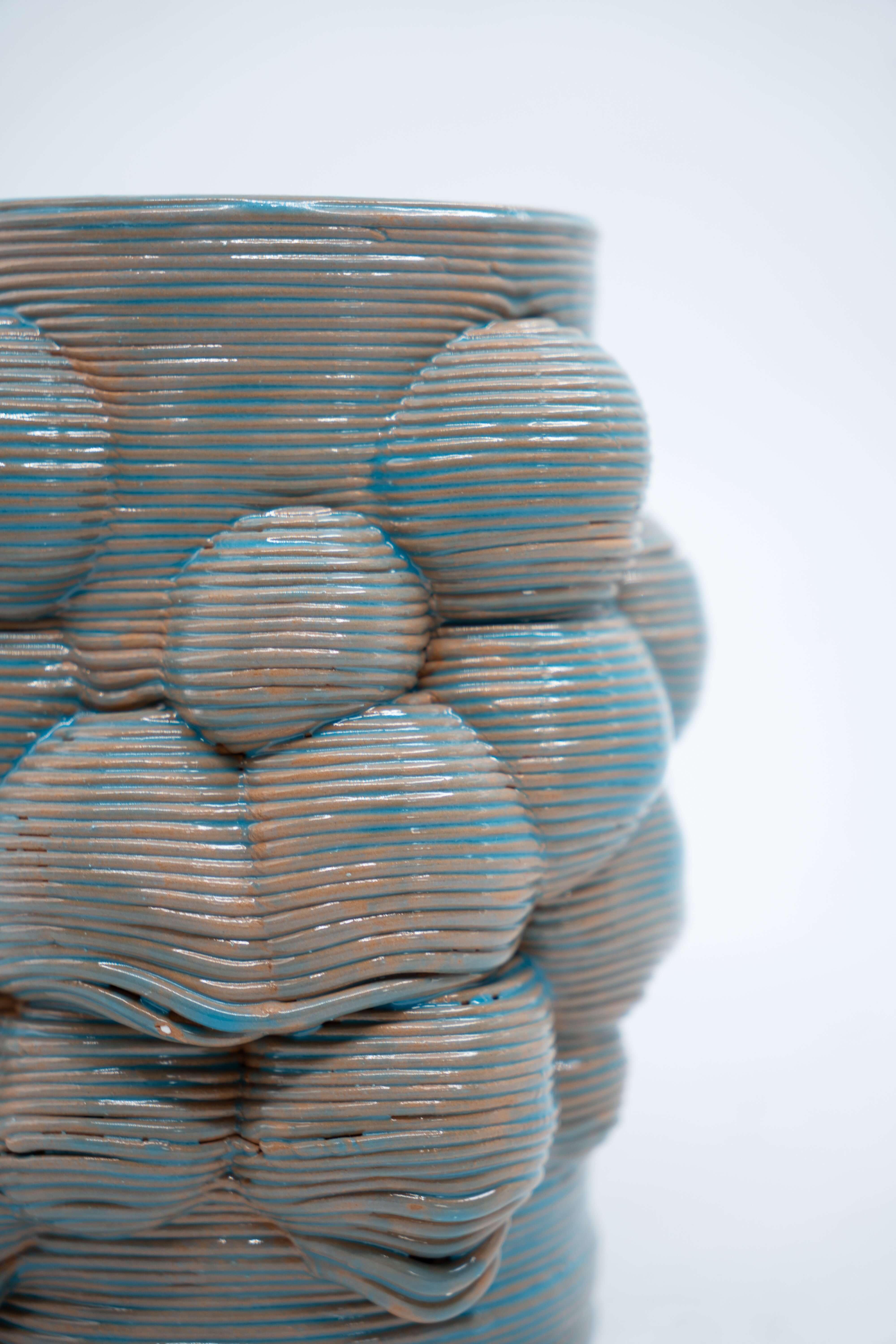 SuperForma Bolle 03 vaso azzurro turchese