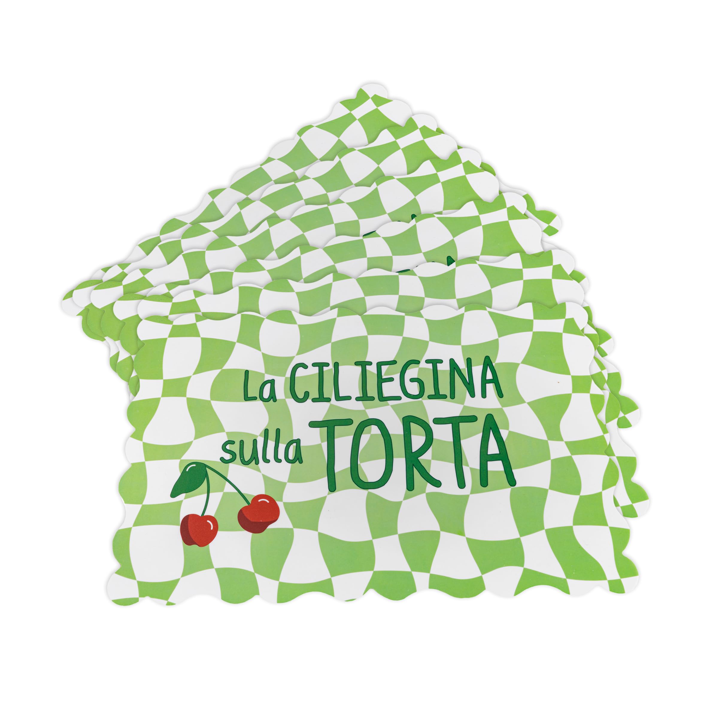 Baroni Home Set 6 Tovagliette In Questa Casa Si Mangia Bene Antimacchia