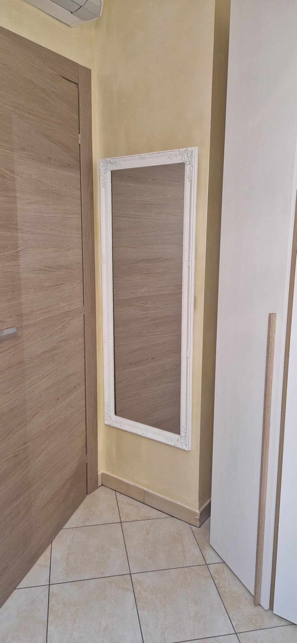 Baroni Home Montemaggi Specchio da Terra 40x160 cm Bianco