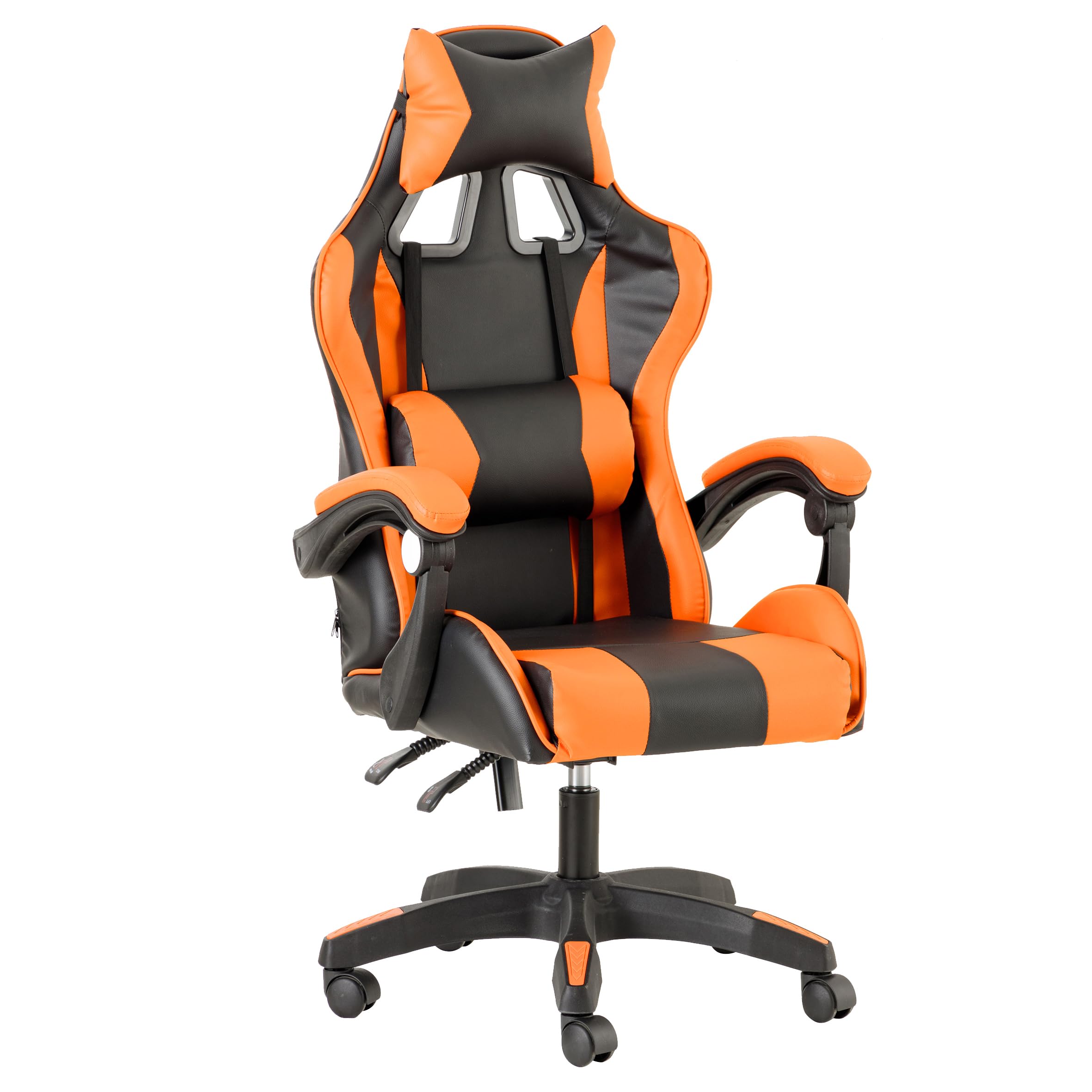 Baroni Home Sedia Gaming Ufficio Blu Ergonomica