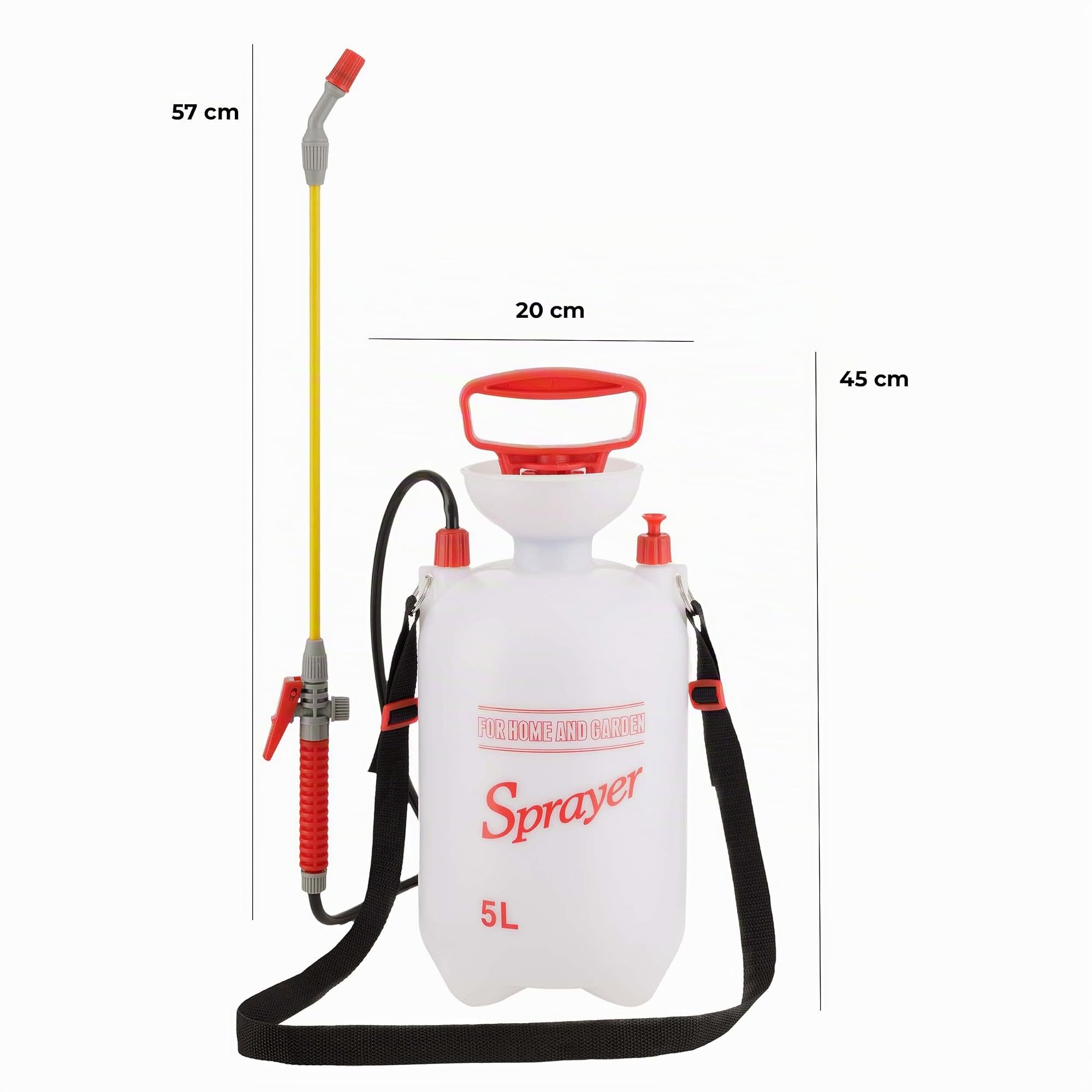 Baroni Home pompa a spalla nebulizzatore 5 L manuale