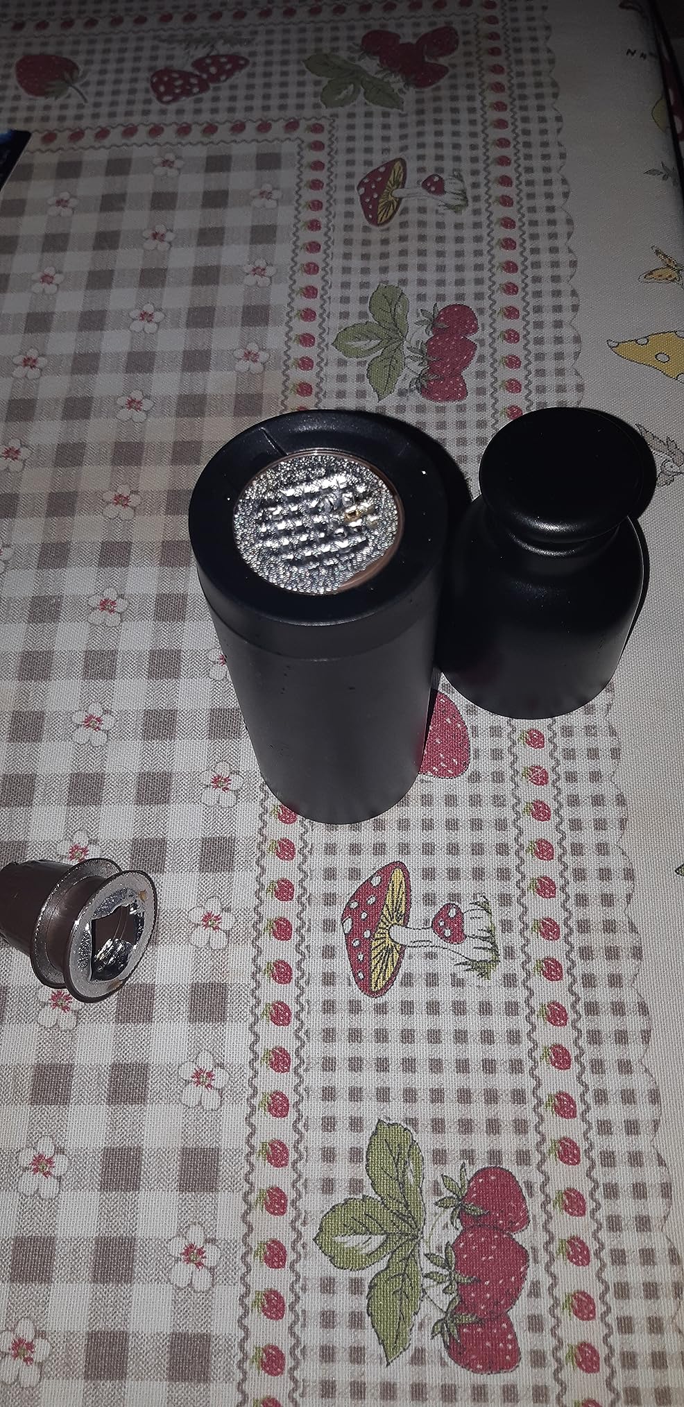 Baroni Home Apri Capsule Alluminio Tortora Eco 5x4x17 cm