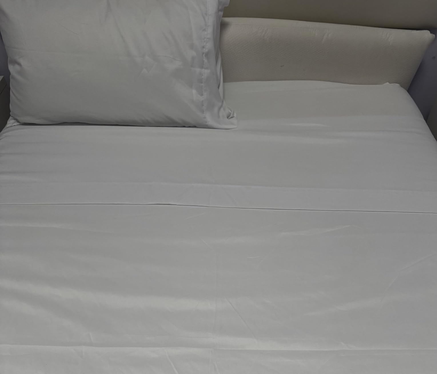 Textilhome EasyCosy Set Lenzuola Singolo 105x200 Grigio Chiaro 3 Pezzi