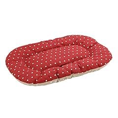 Baroni Home cuscino cane ovale 90x57x8 cm beige cuori
