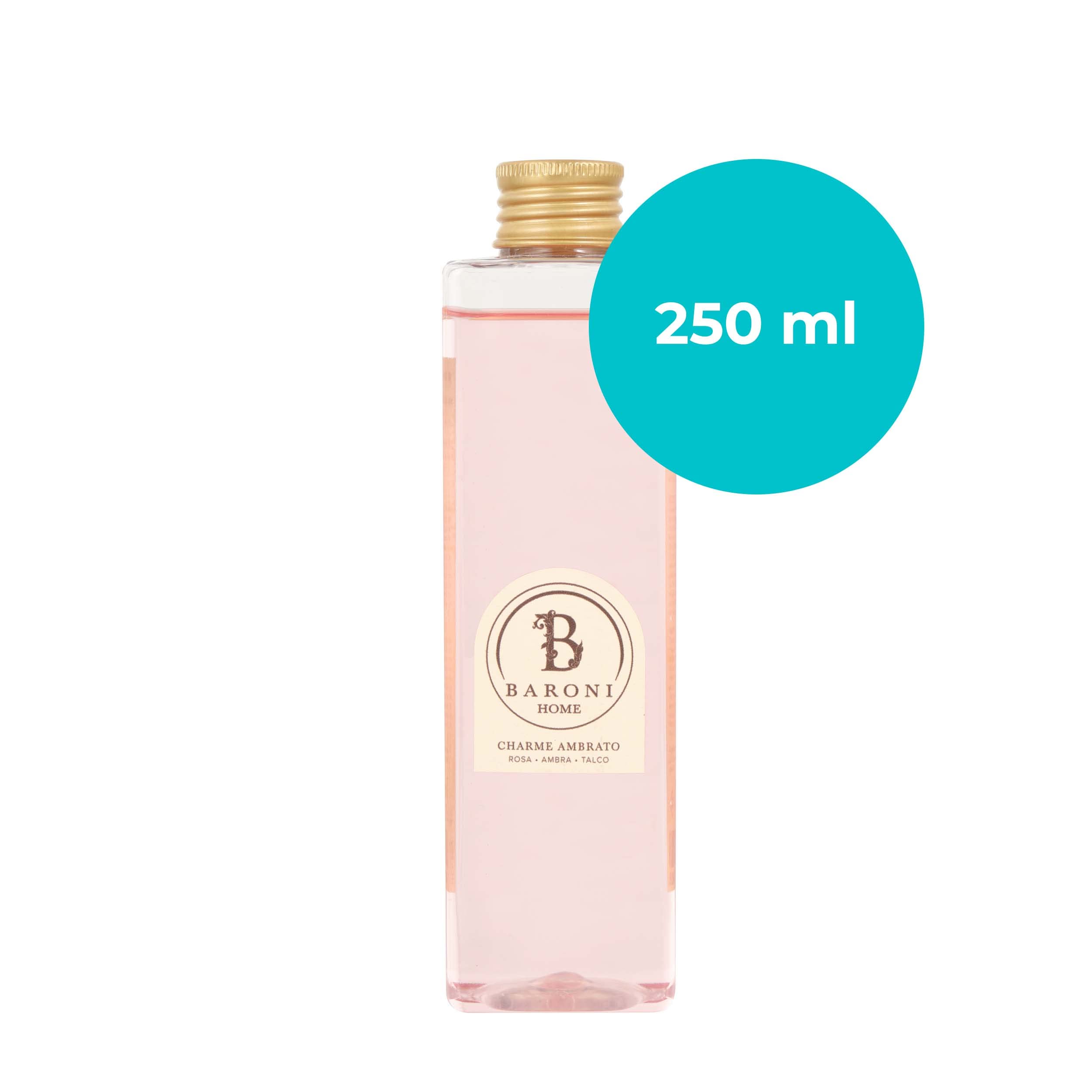 Baroni Home Ricarica Diffusore 250 ml Charme Ambrato Naturale