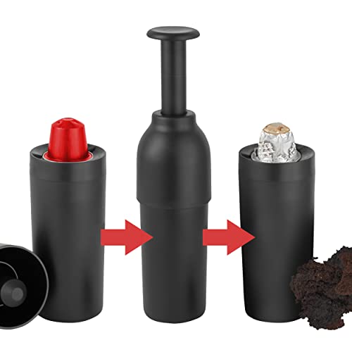 Baroni Home Apri Capsule Alluminio Tortora Eco 5x4x17 cm