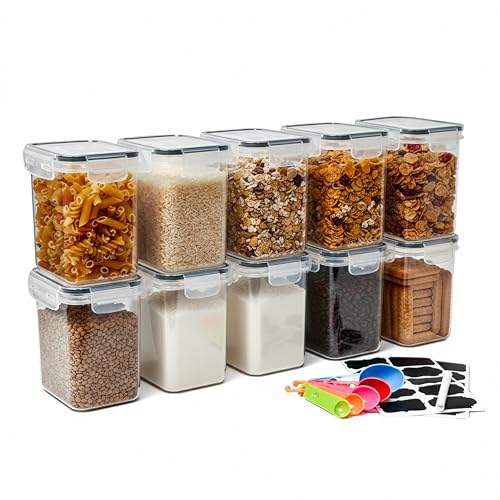 Baroni Home Set 10 Contenitori Ermetici 1,4L Senza BPA