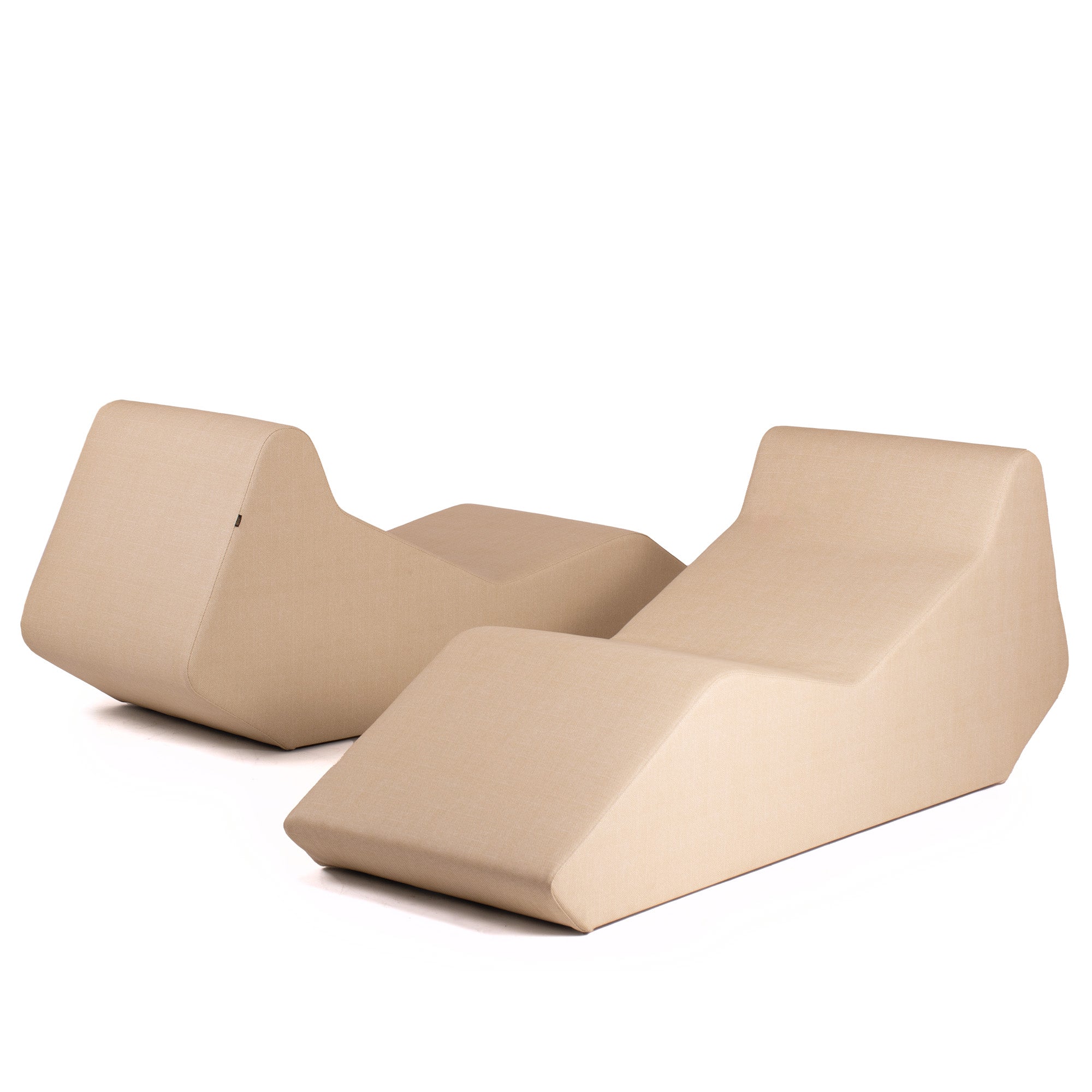 Spouf Essenza e Forma Chaise Lounge Chaise Longue