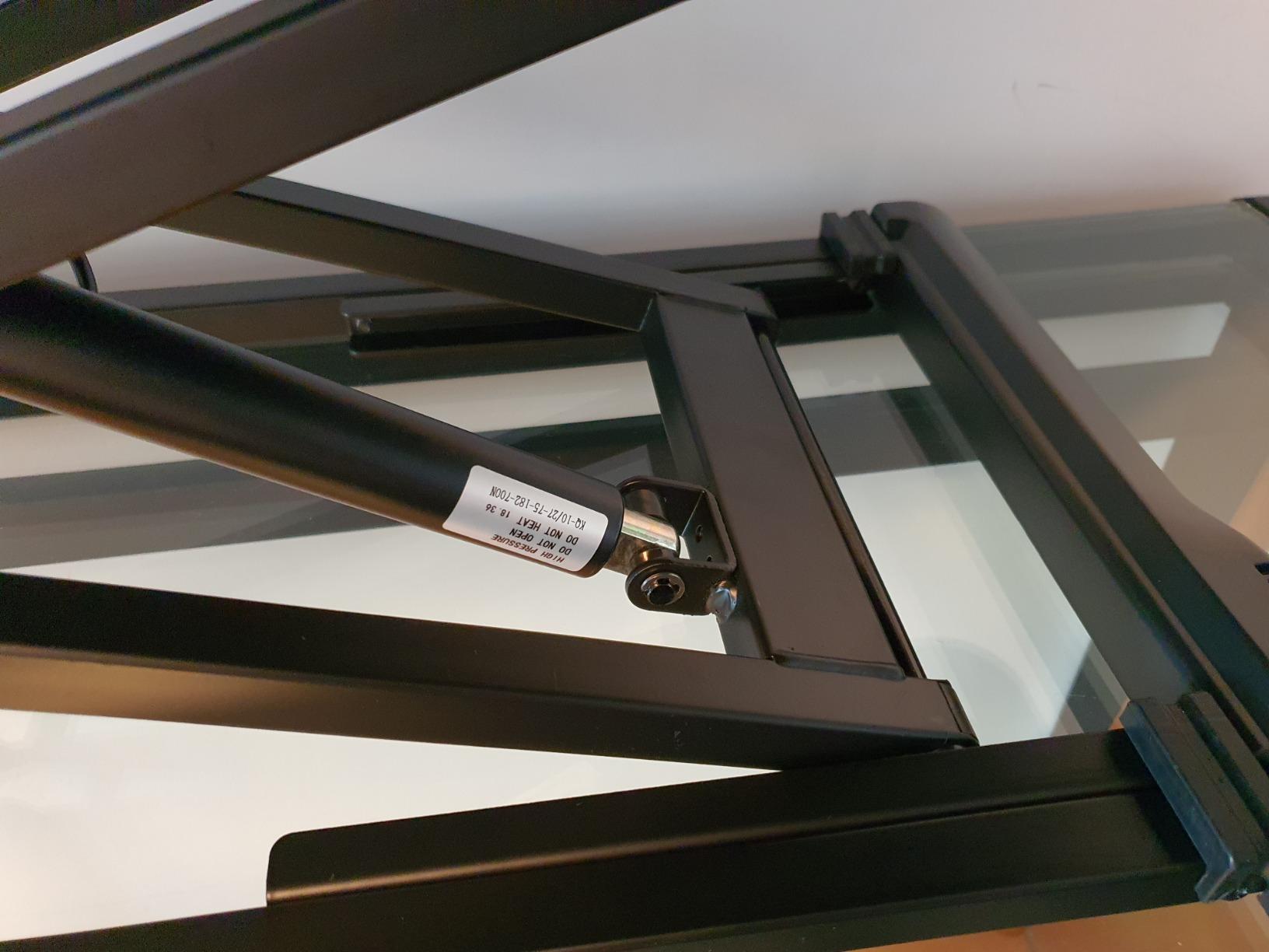 bonVIVO Scrivania Regolabile Sit Stand Nera da PC Ufficio