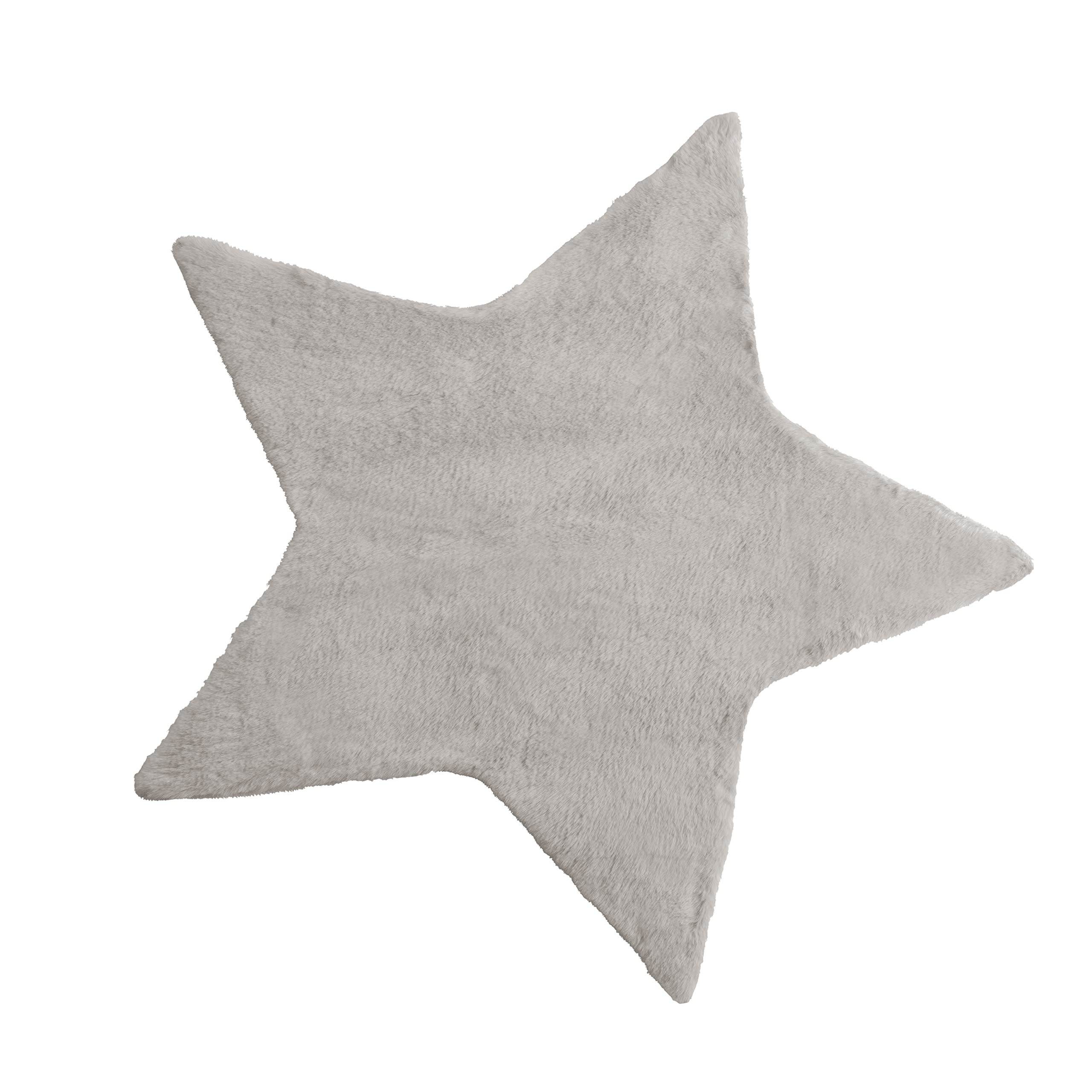 Baroni Home Tappeto Cuore Natural Pelo Lungo 90x90 cm