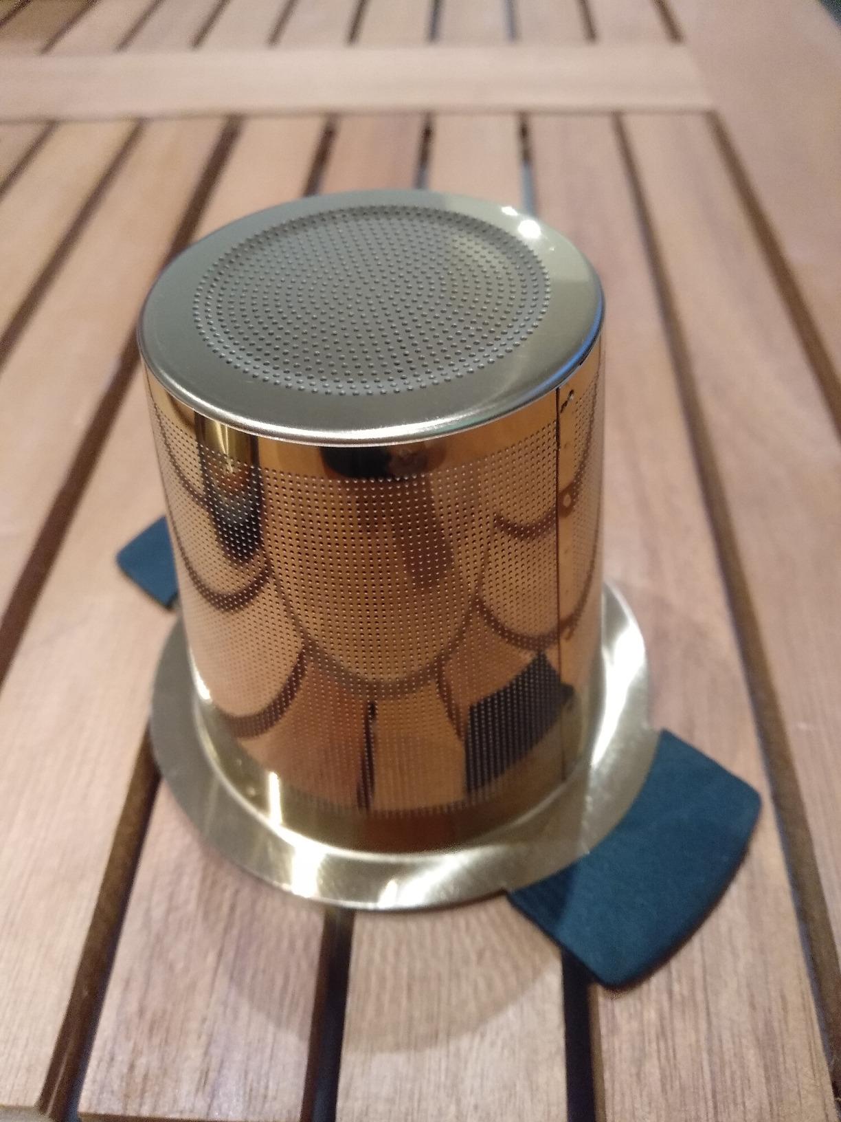 bonVIVO Puri Infusore Te Inox Rame con Coperchio